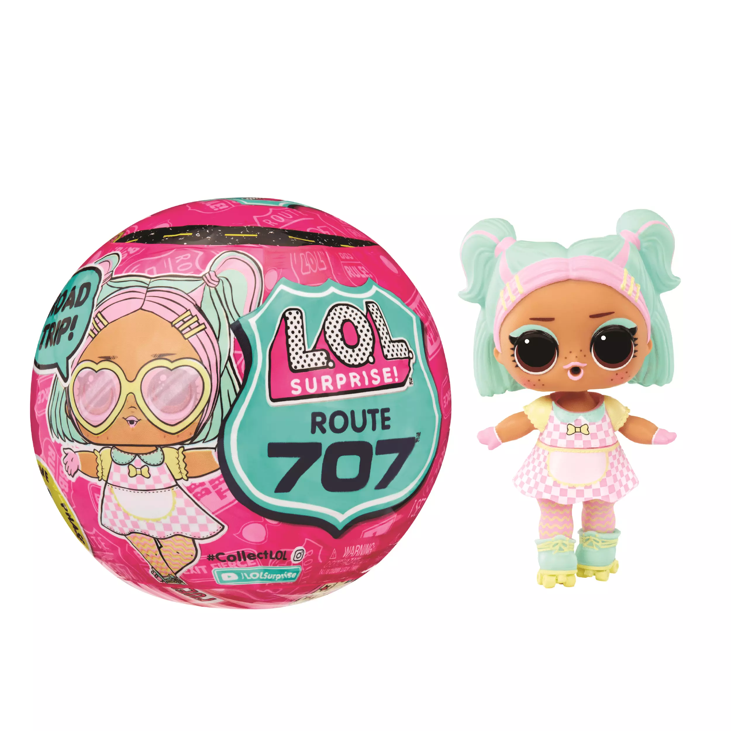 LOL Surprise Route 707 Tots Wave 1- Surprise Doll. Mix and Match Outfits. Road Trip Theme. Shoes. Accessories. Limited Edition Doll. Collectible Doll Gift for Girls Age 4+