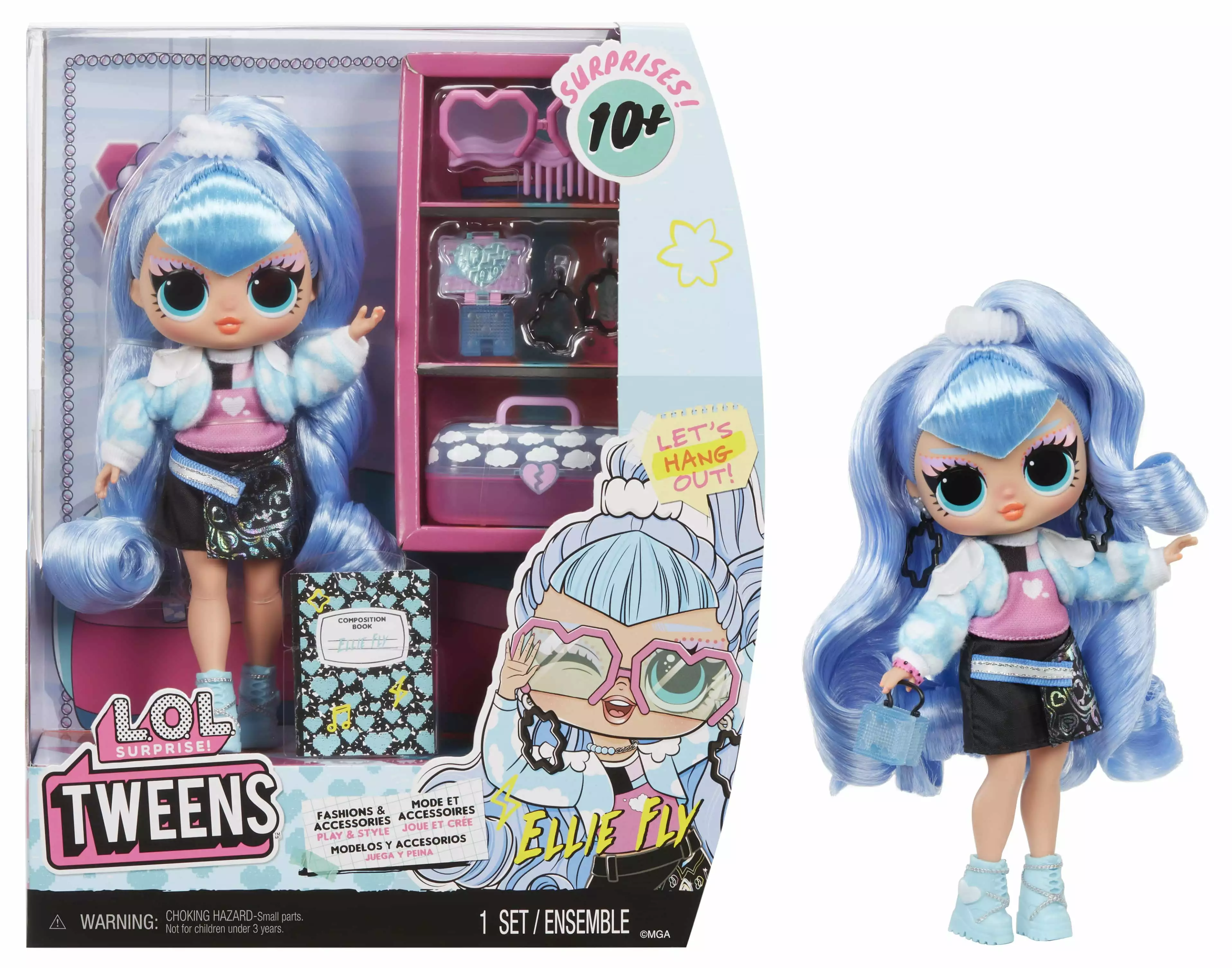 LOL Surprise Tweens Fashion Doll Ellie Fly with 10+ Surprises. Great Gift for Kids Ages 4+