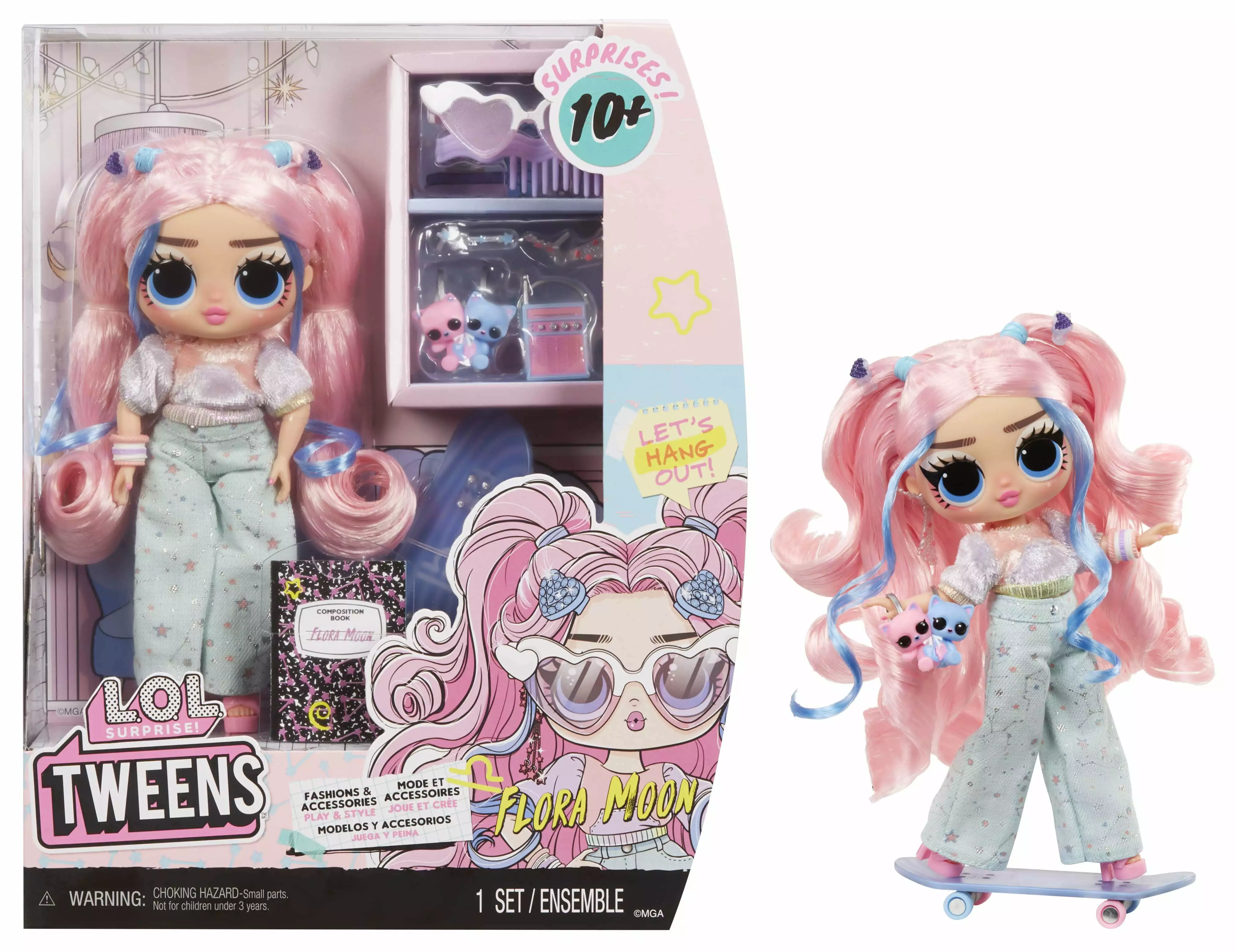 LOL Surprise Tweens Fashion Doll Flora Moon with 10+ Surprises. Great Gift for Kids Ages 4+