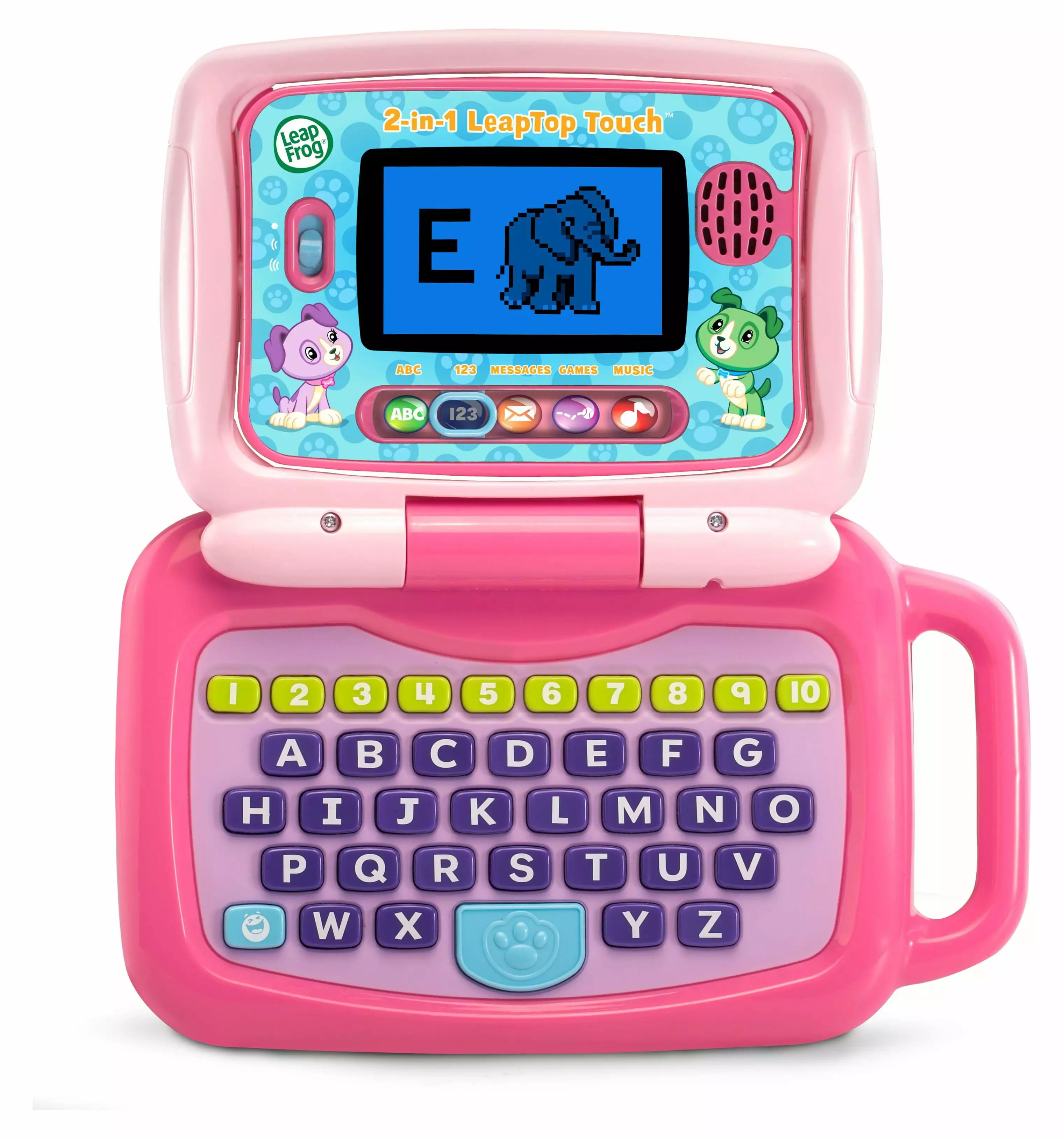 LeapFrog 2-in-1 LeapTop Touch for Toddlers. Electronic Learning System. Teaches Letters. Numbers