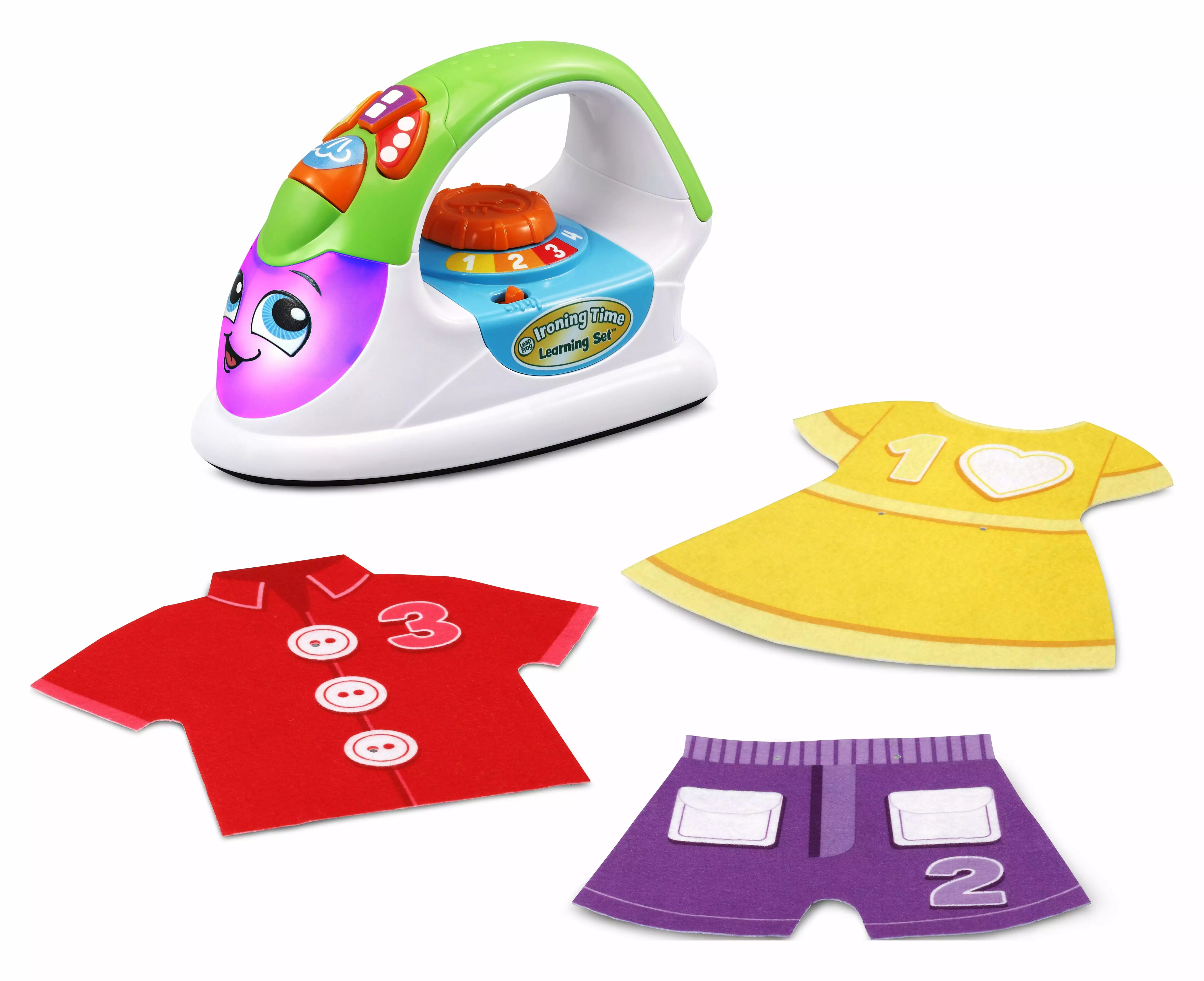 LeapFrog? Ironing Time Learning Set. Pretend Play Toy for Toddlers. Teaches Colors. Shapes