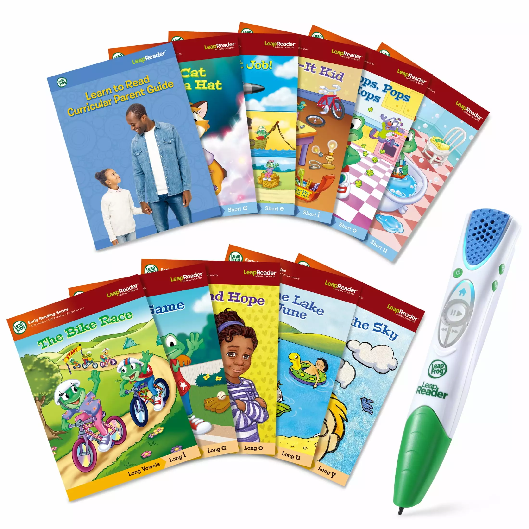 LeapFrog LeapReader Learn-to-Read 10-Book Mega Pack. Stylus Included. Reading Toy for Kids