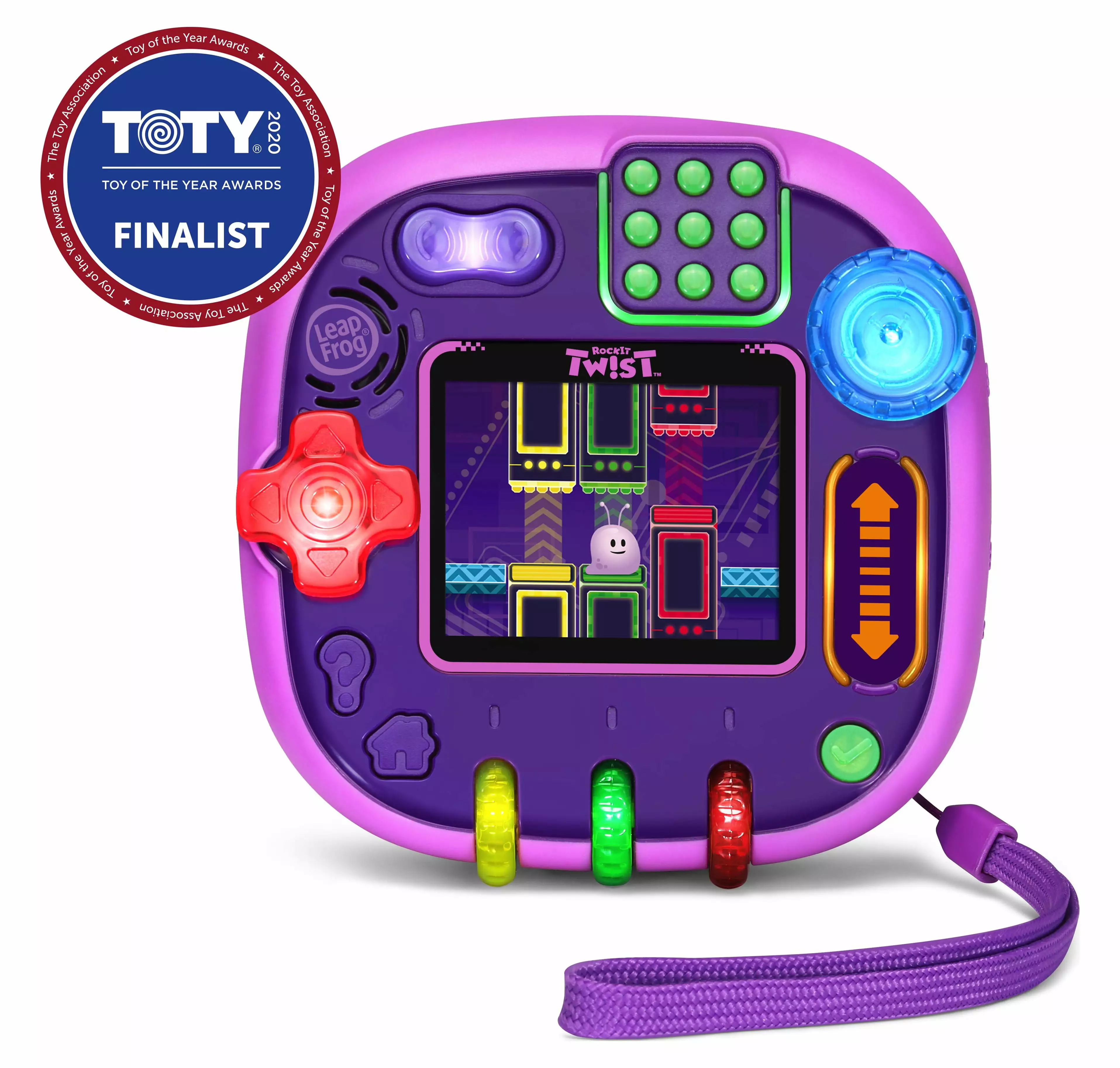 LeapFrog RockIt Twist Handheld Learning Game System. Purple