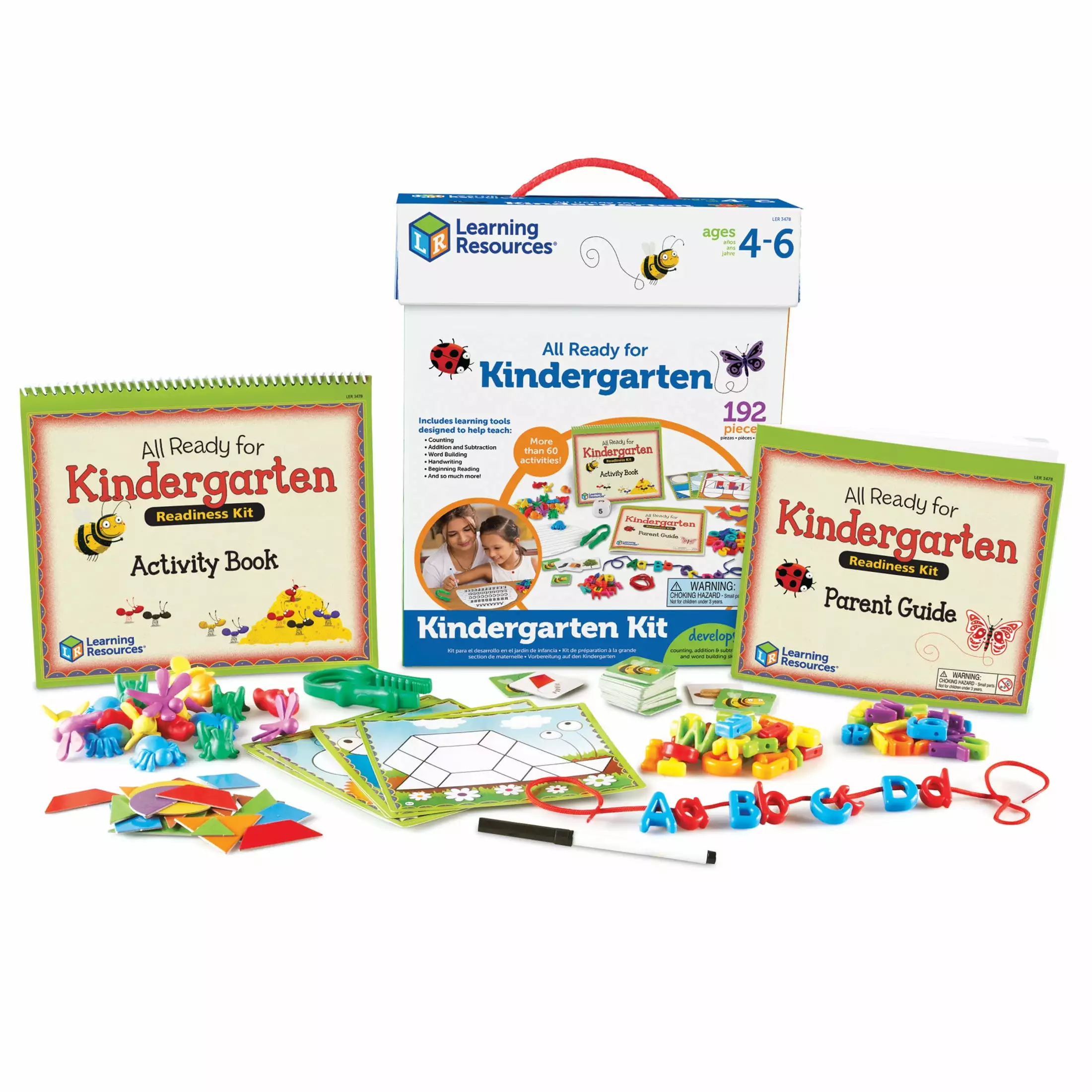 Learning Resources All Ready for Kindergarten Readiness Kit. Ages 4+