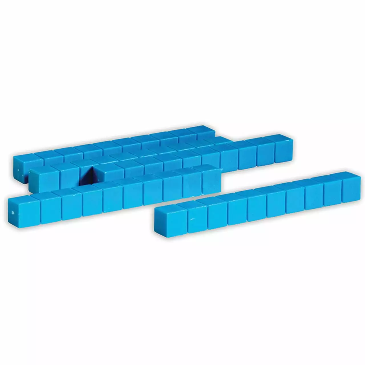 Learning Resources Plastic Base Ten Rods. 50 Pieces