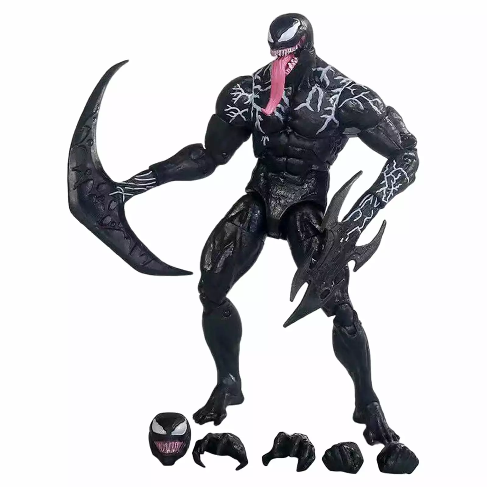 Legends Series Venom Action Figure. Includes Accessories 7.08in