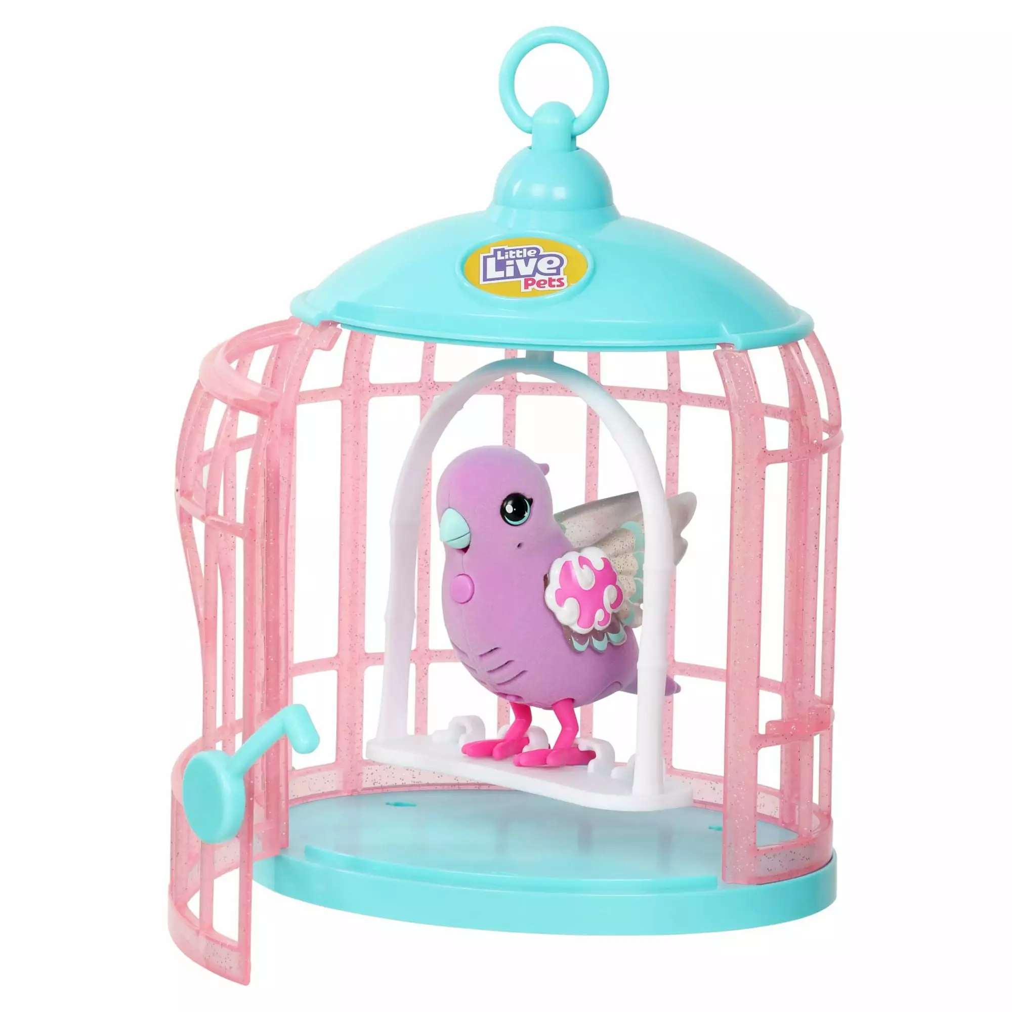 Little Live Pets. Lil' Bird & Bird Cage: Polly Pearl. Pet. Playset. Interactive Toys. Ages 5+