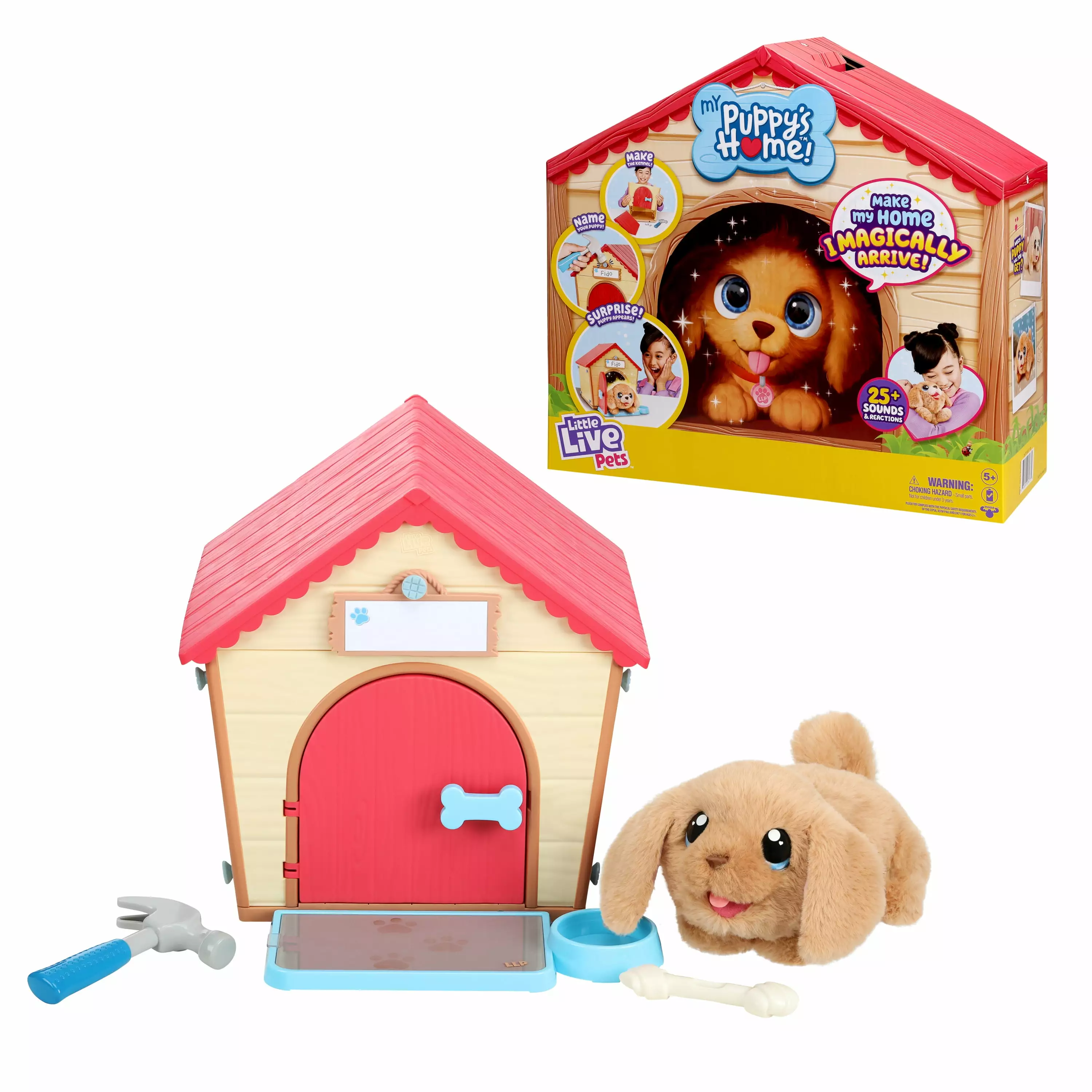 Little Live Pets My Puppy's Home Interactive Puppy and Kennel. 25+ Sounds and Reactions. Ages 5+