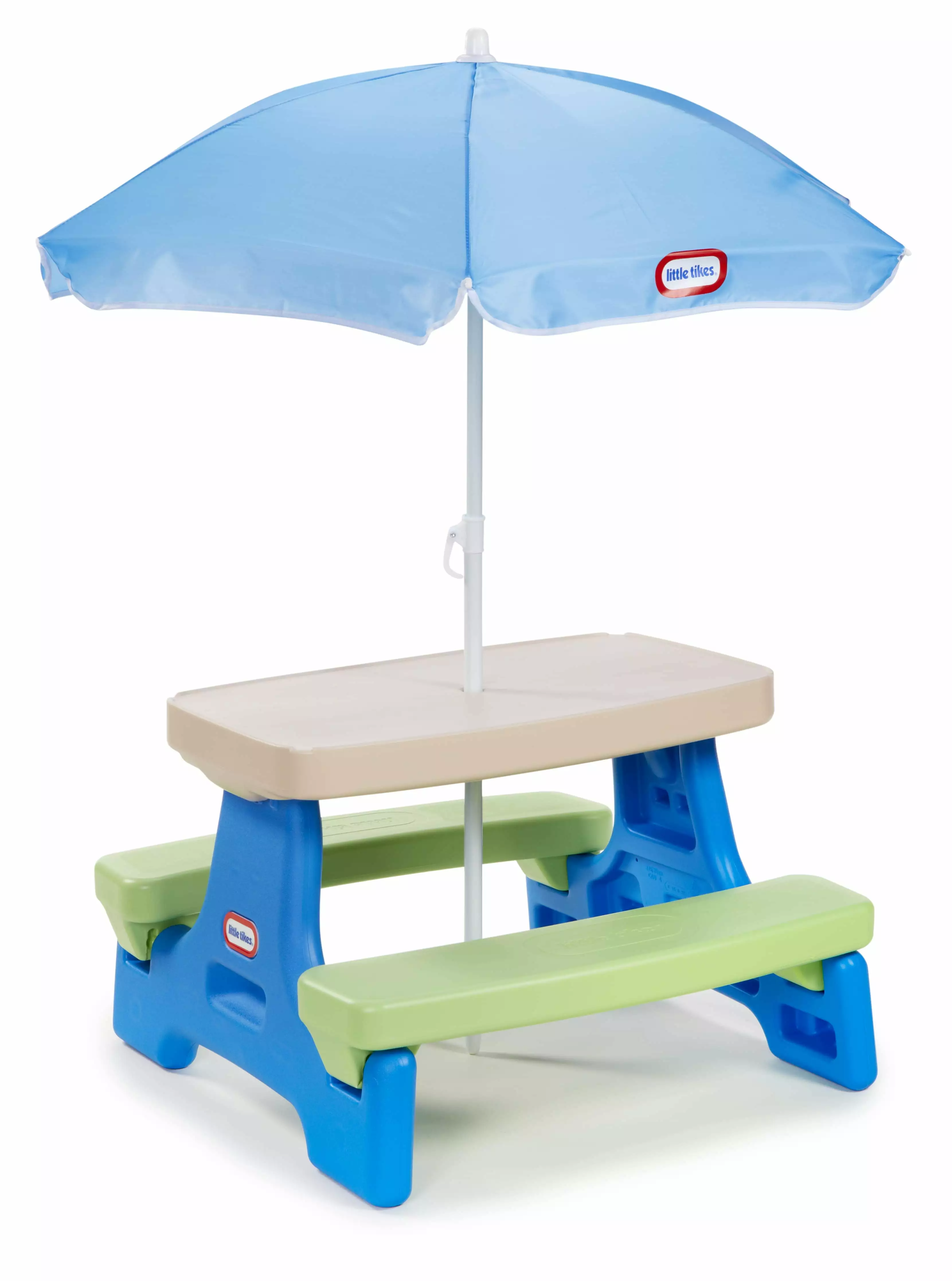 Little Tikes Easy Store Kids Picnic Table with Umbrella. Ages 2+