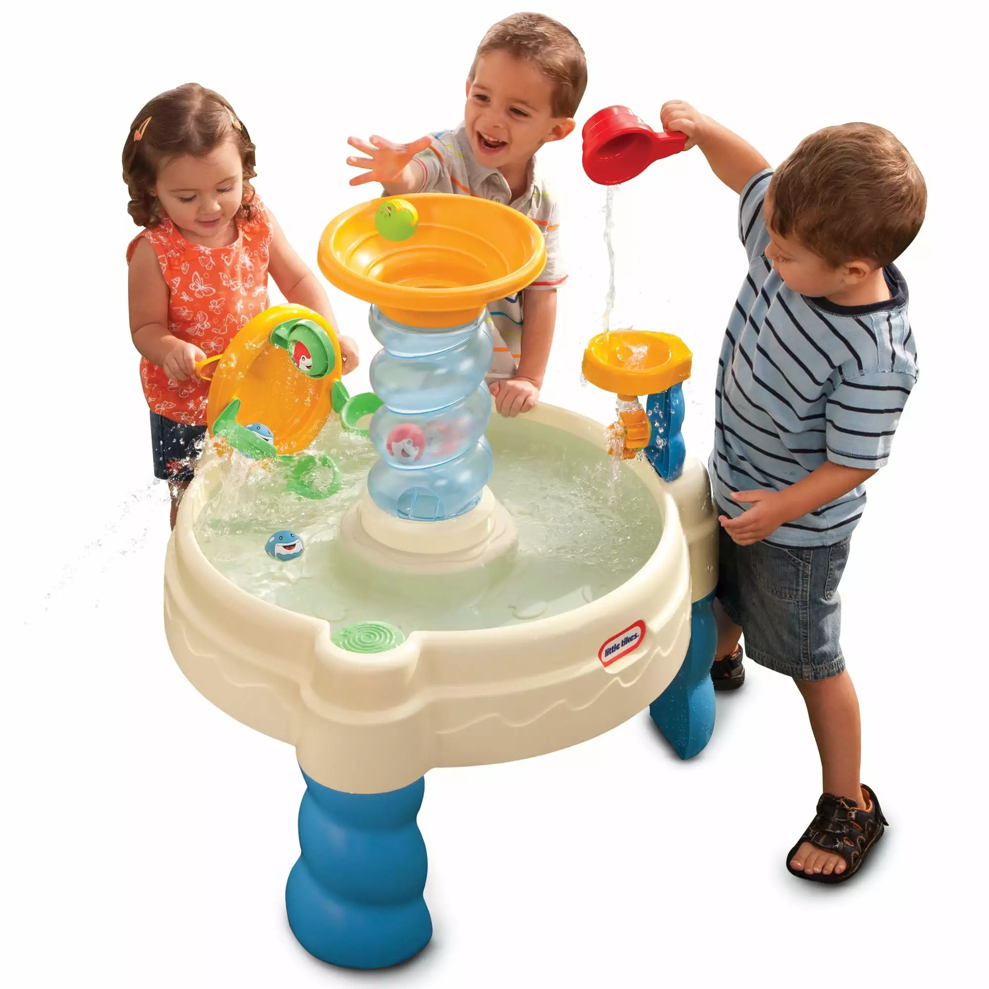 Little Tikes Spiralin' Seas Waterpark with Lazy River Splash Action for Kids 2+ Years