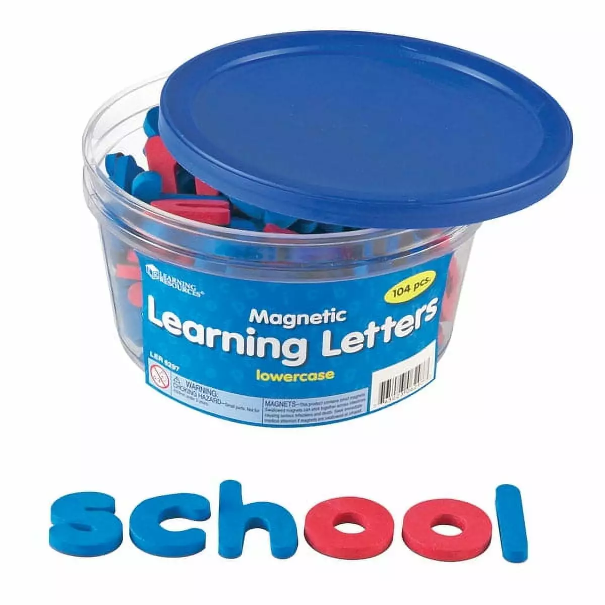 Lowercase Magnetic Foam Learning Letters