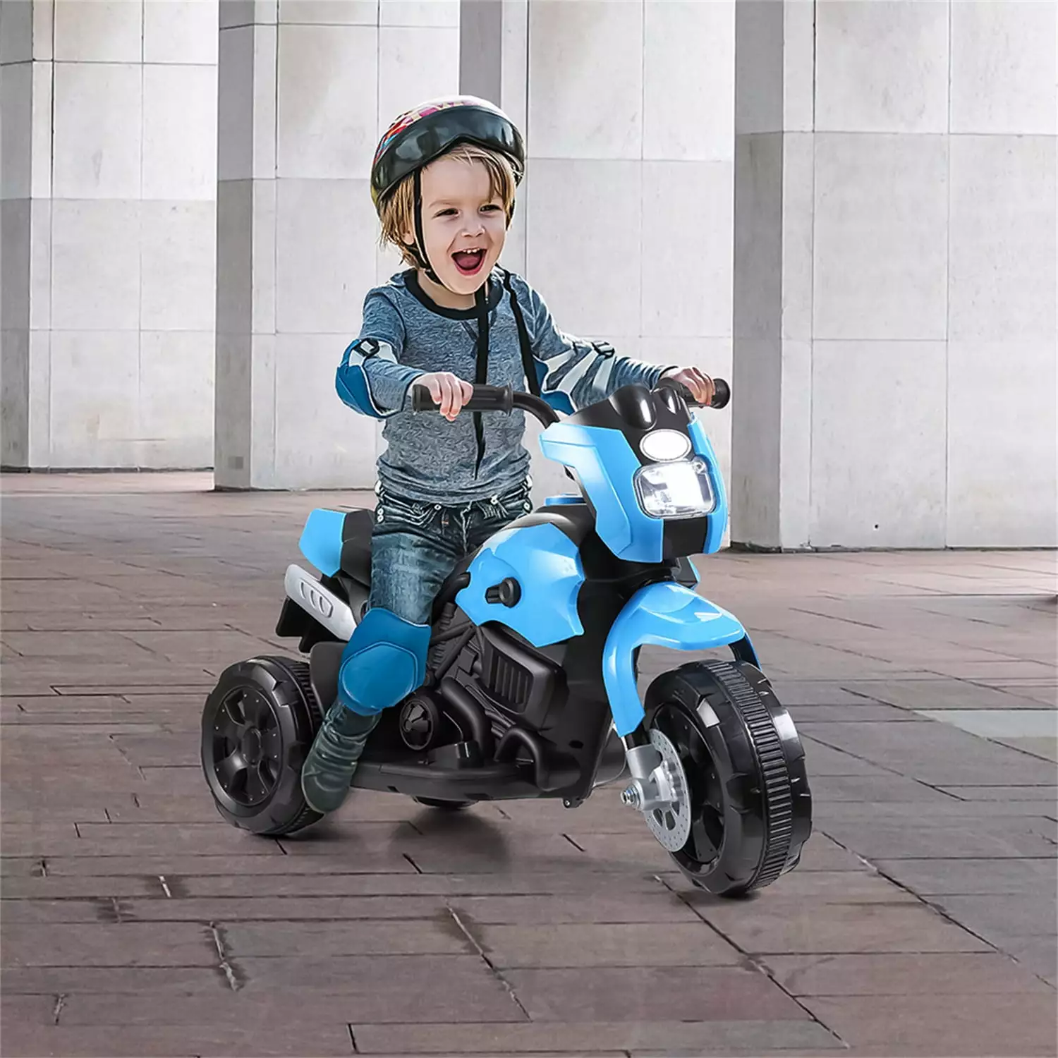 Lowestbest Blue 6 V Motorcycle Powered Ride-On