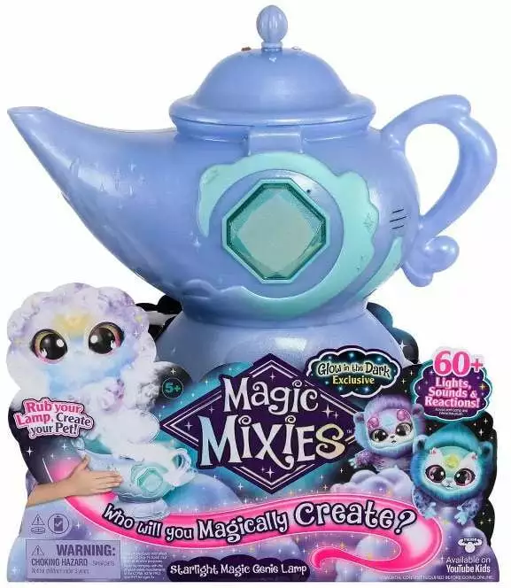 Magic Mixies Starlight Magic Genie Lamp Interactive Plush Toy