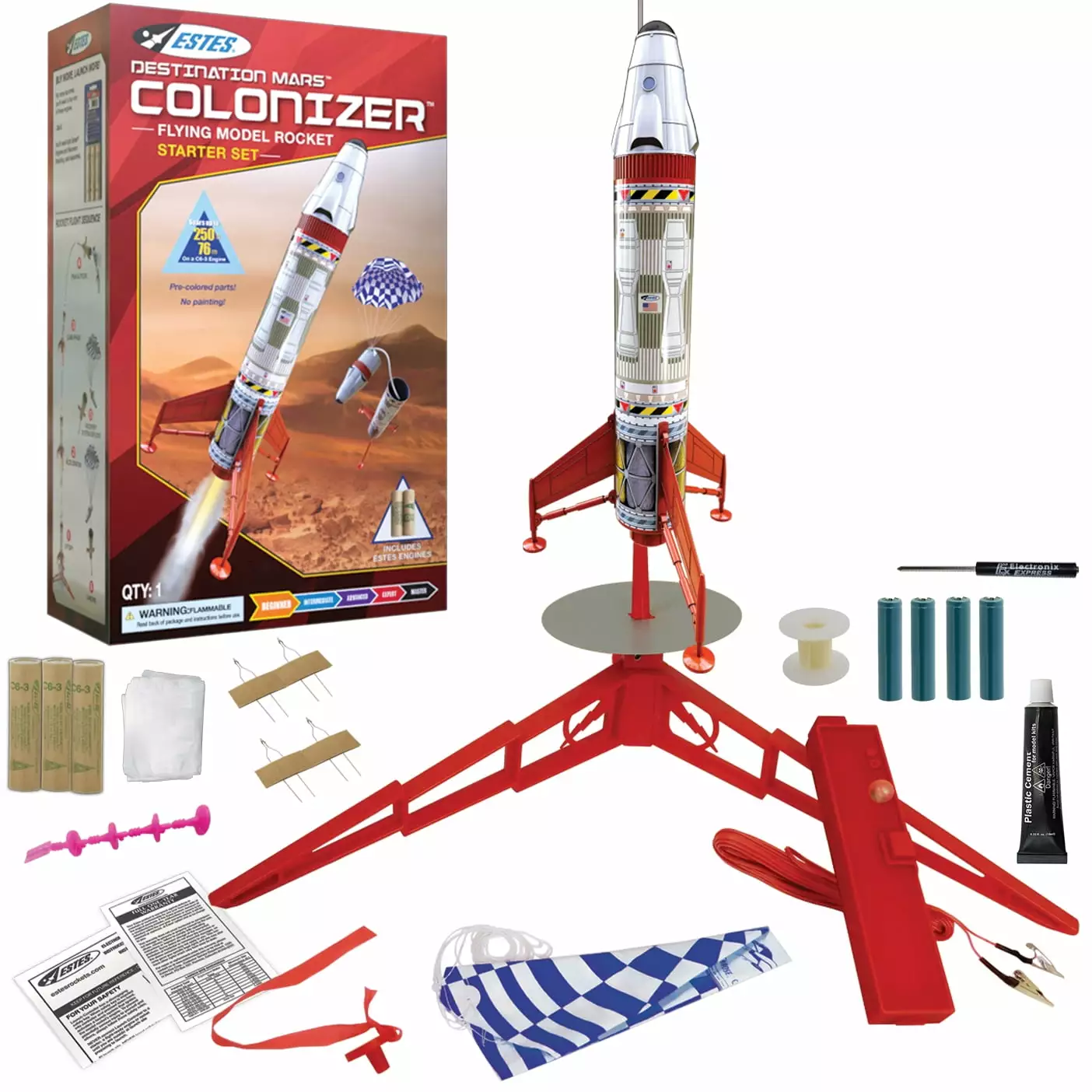 Mars Colonizer Model Rocket Starter Set