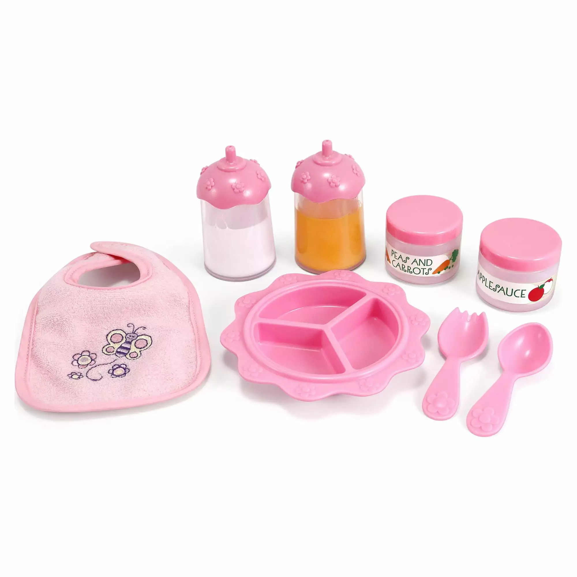 Melissa & Doug Mine to Love Baby Food & Bottle Play Set for Feeding Dolls