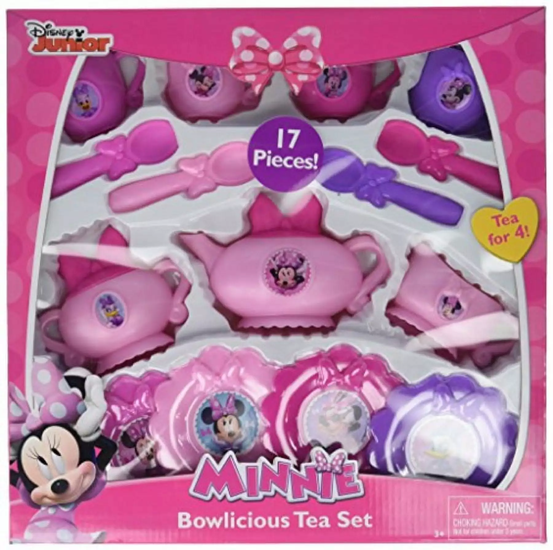 Minnie Mouse 17 pc Tea Set