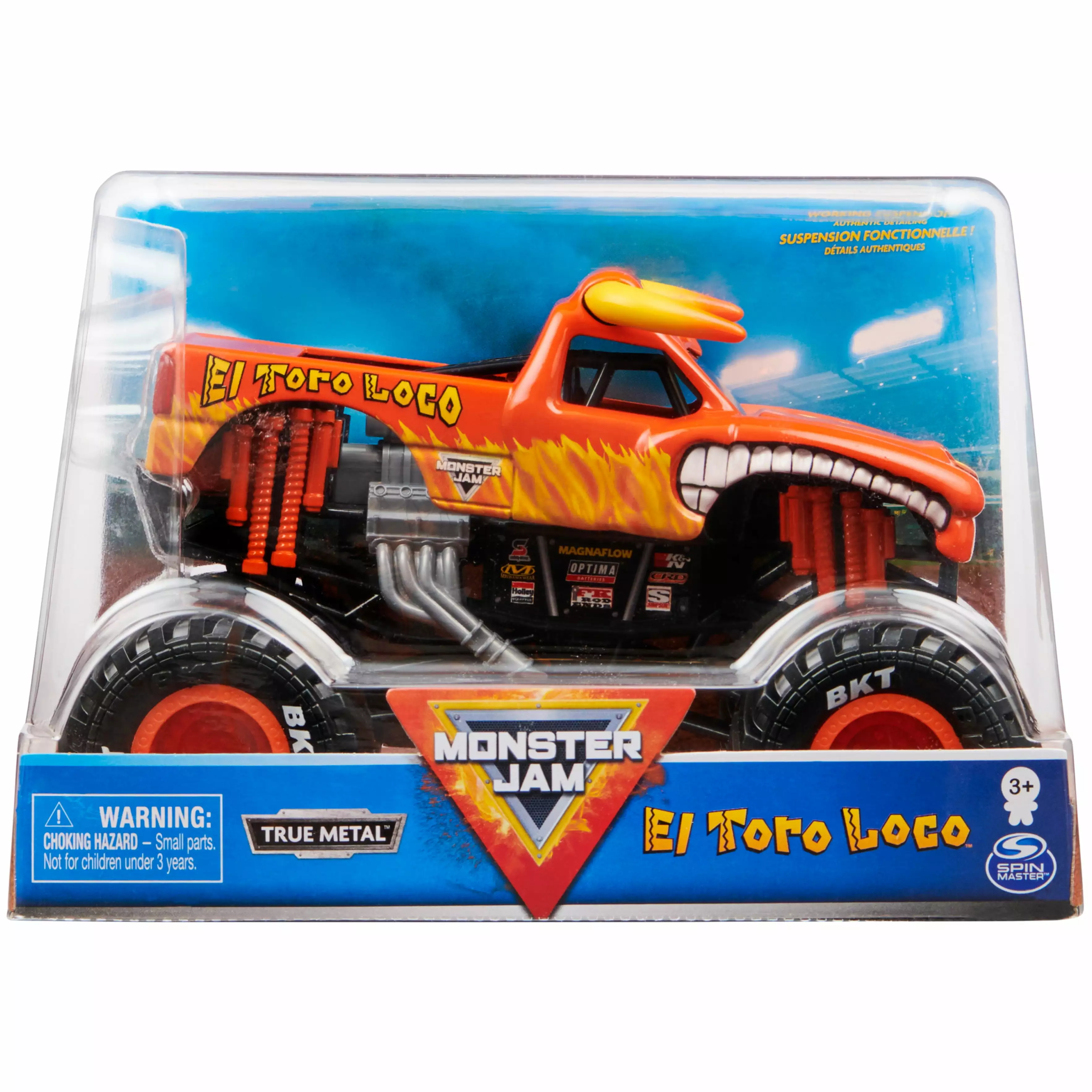 Monster Jam. Official El Toro Loco Monster Truck. Collector Die-Cast Vehicle. 1:24 Scale