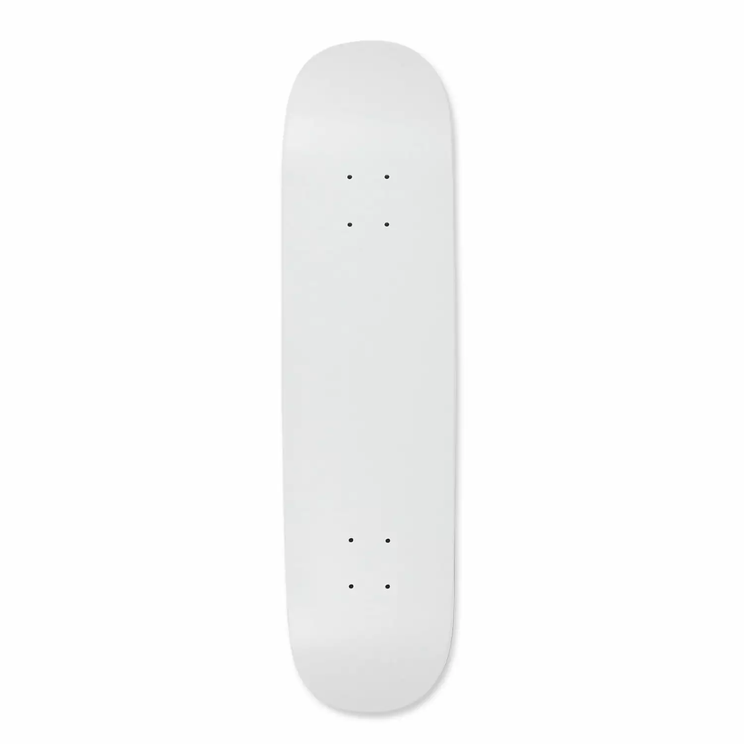 Moose Blank Skateboard Deck Dipped White 8.0