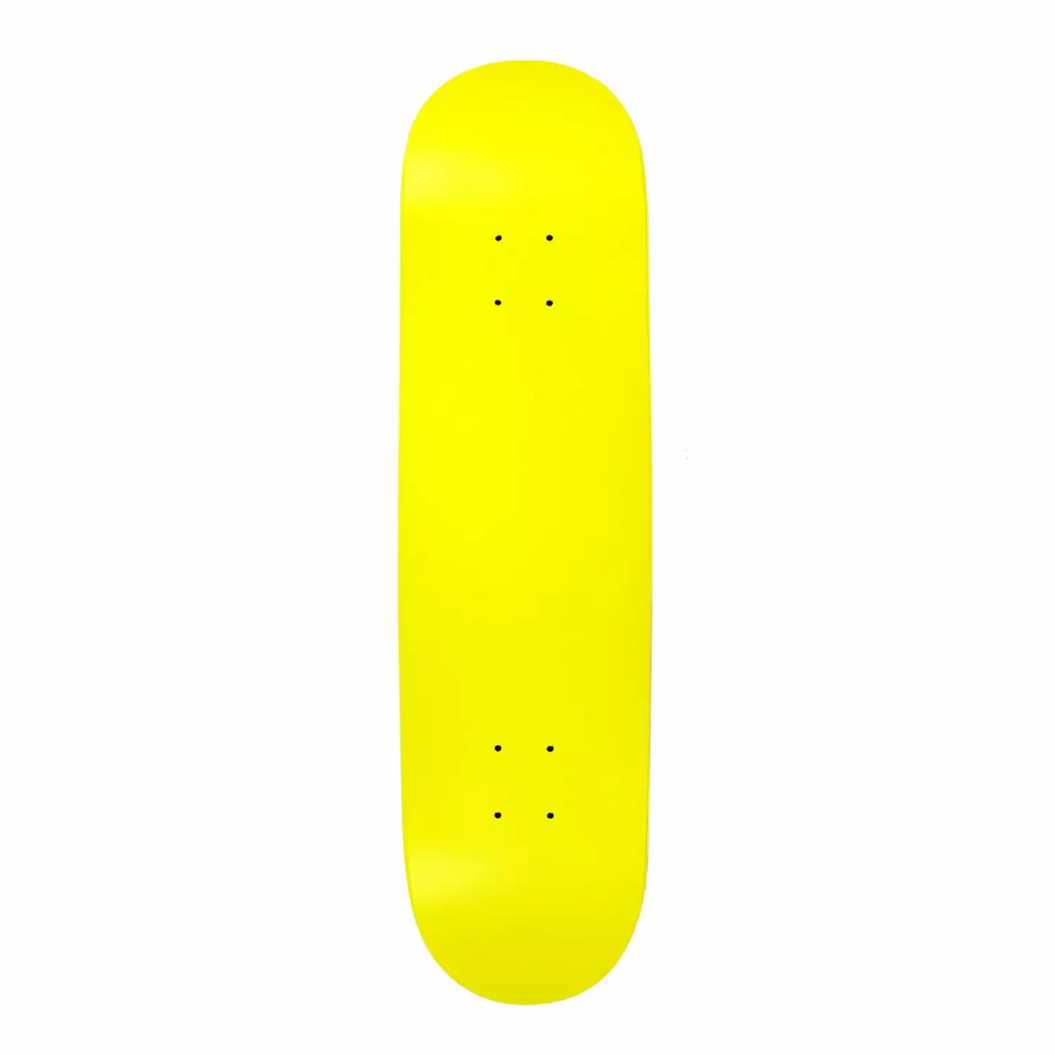 Moose Blank Skateboard Deck Neon Yellow 7.75