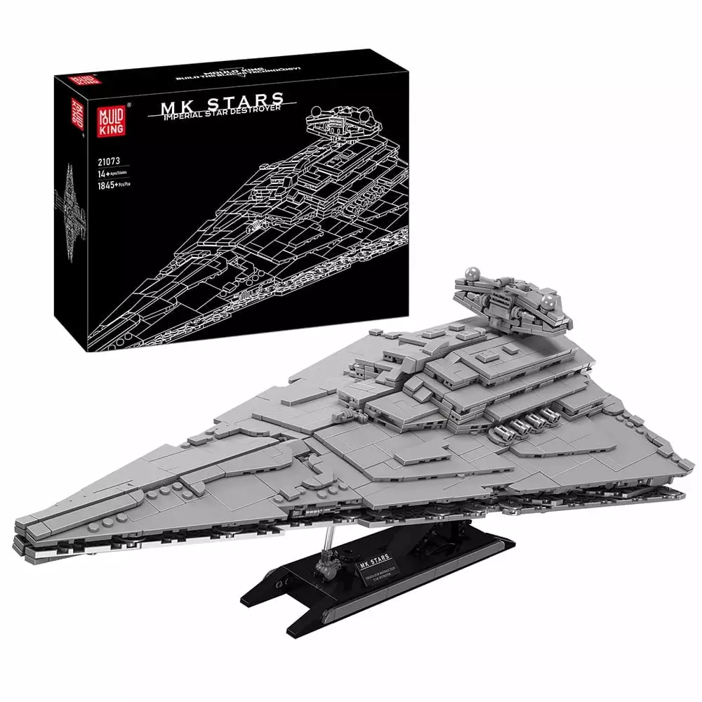 Mould King 21073 Imperial Star Destroyer Kit MOC Star Fighter UCS Collection Series Starship Toy