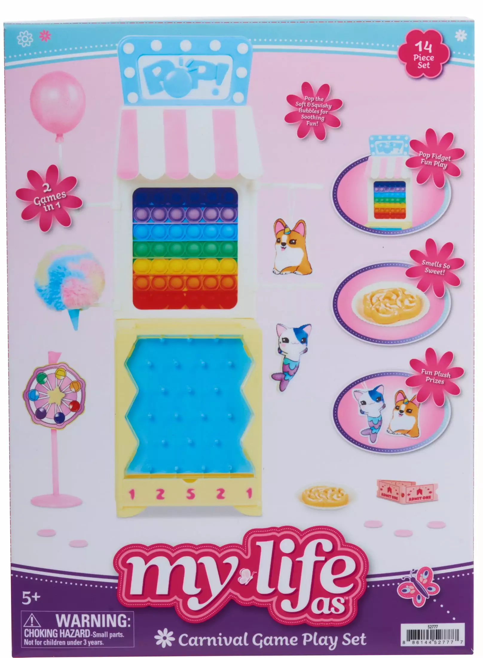 My Life As Carnival Game 14-piece Accessory Set for Dolls. Kids Toys for Ages 5 up. Walmart Exclusive