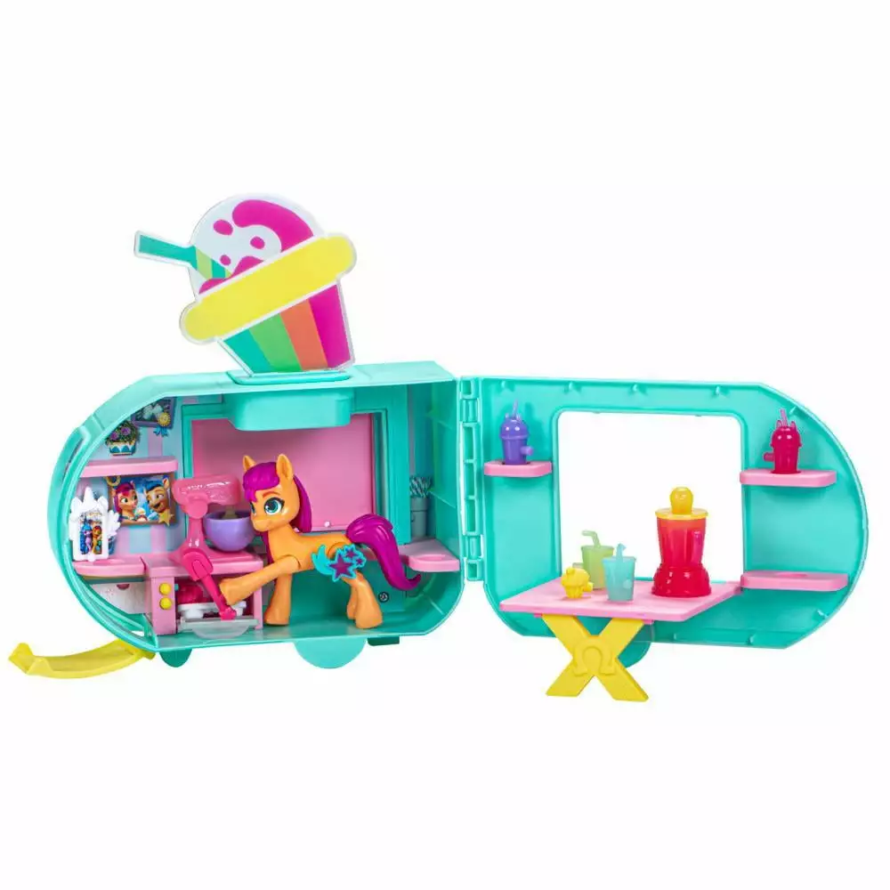 My Little Pony Toys Sunny Starscout Smoothie Truck Doll. Kids Playset Toys for Girls. Boys