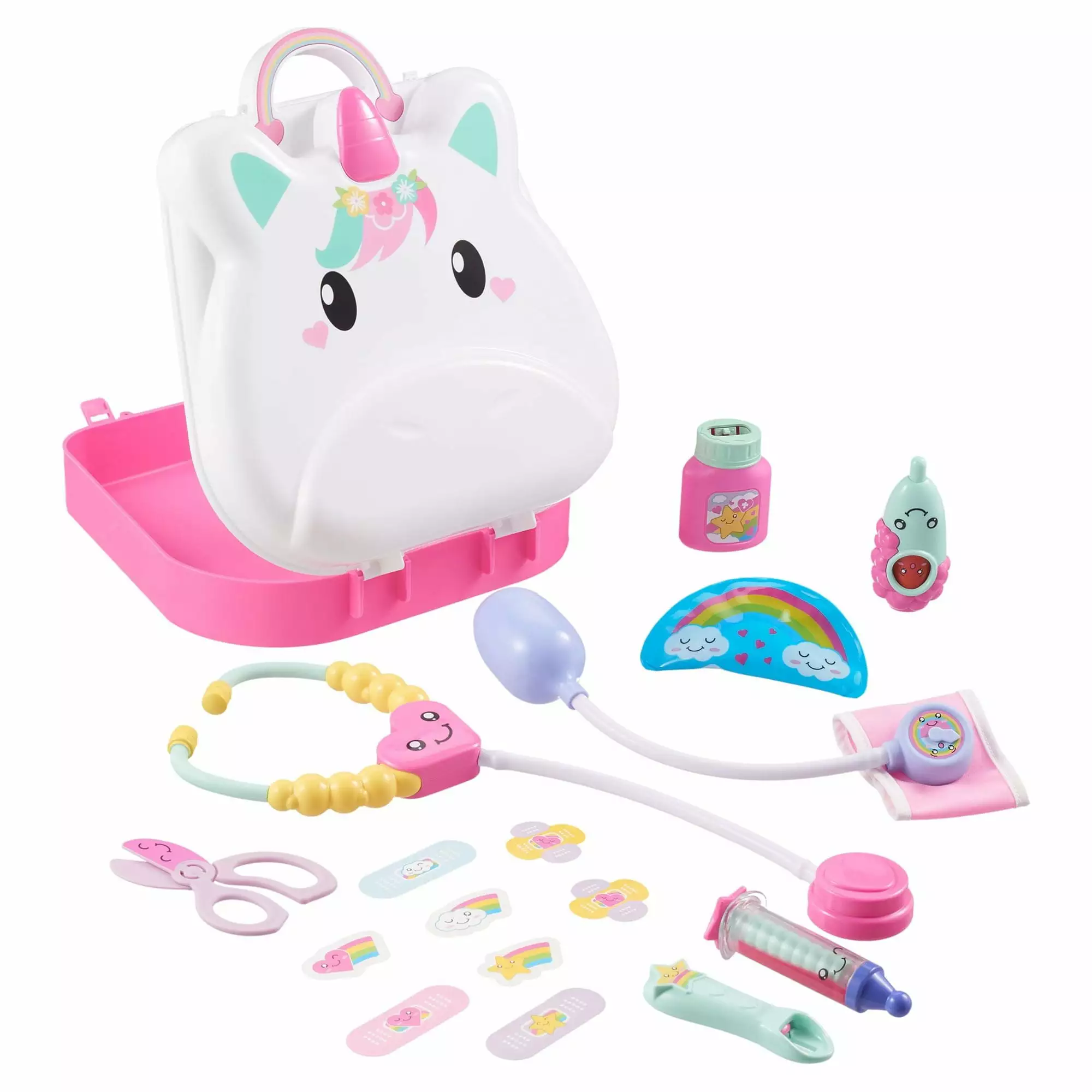 My Sweet Love 17-Piece Unicorn Doctor Play Set for Baby Dolls