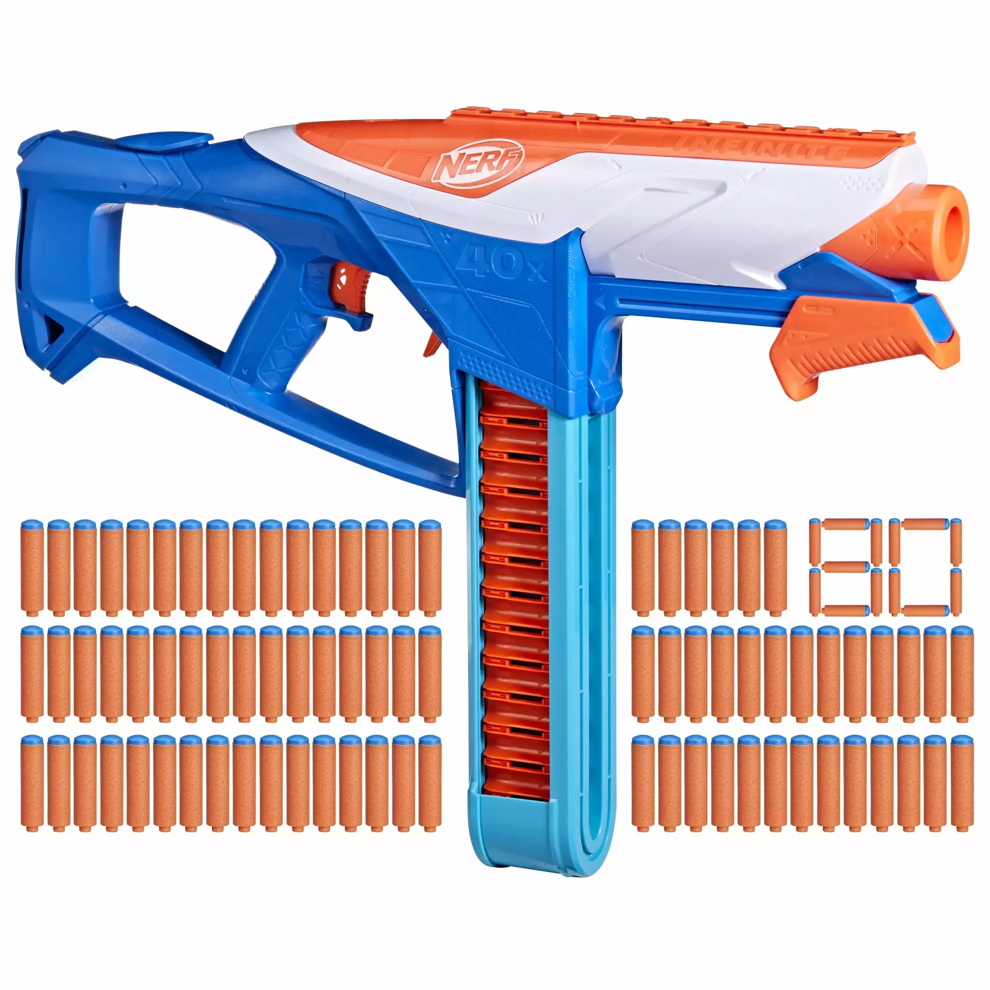 Nerf N Series Infinite Blaster. 80 Nerf N1 Darts Compatible Only with N Series Blasters. Ages 8+