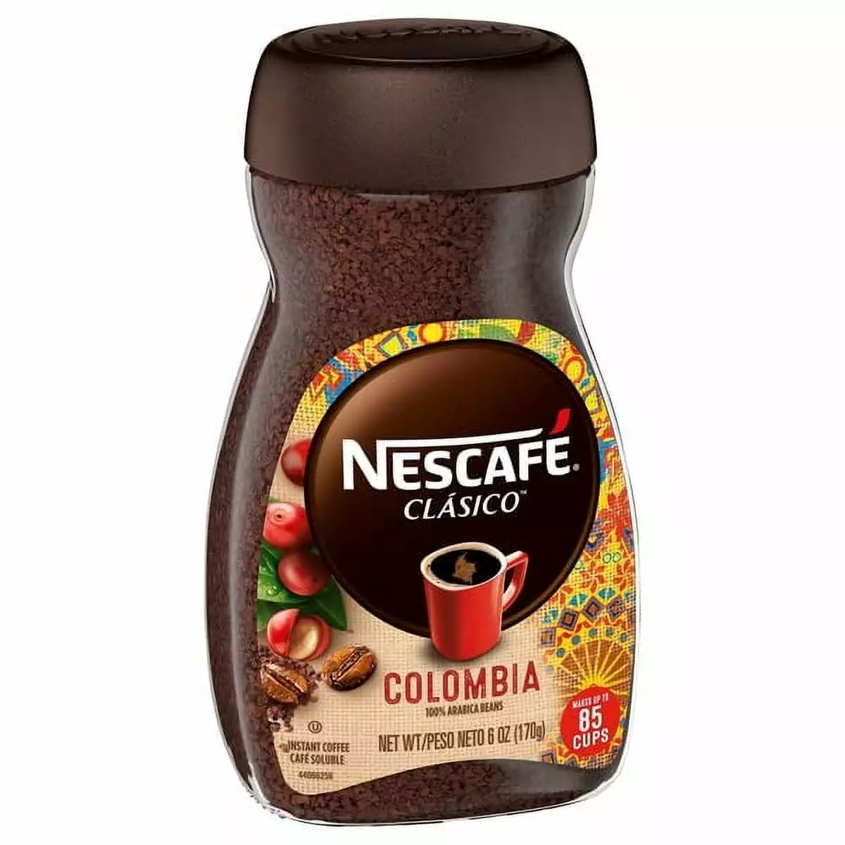 Nescafe. Instant Coffee Columbian. 6 Ounce (Pack of 2)