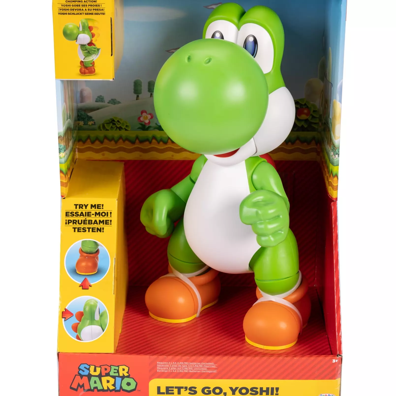 Nintendo Super Mario Let's Go Yoshi with 20 Iconic Sounds and Music