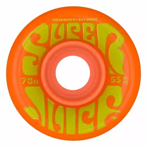 OJ Skateboard Wheels Mini Super Juice 55mm 78a Skateboard Wheels - Set of 4 Wheels