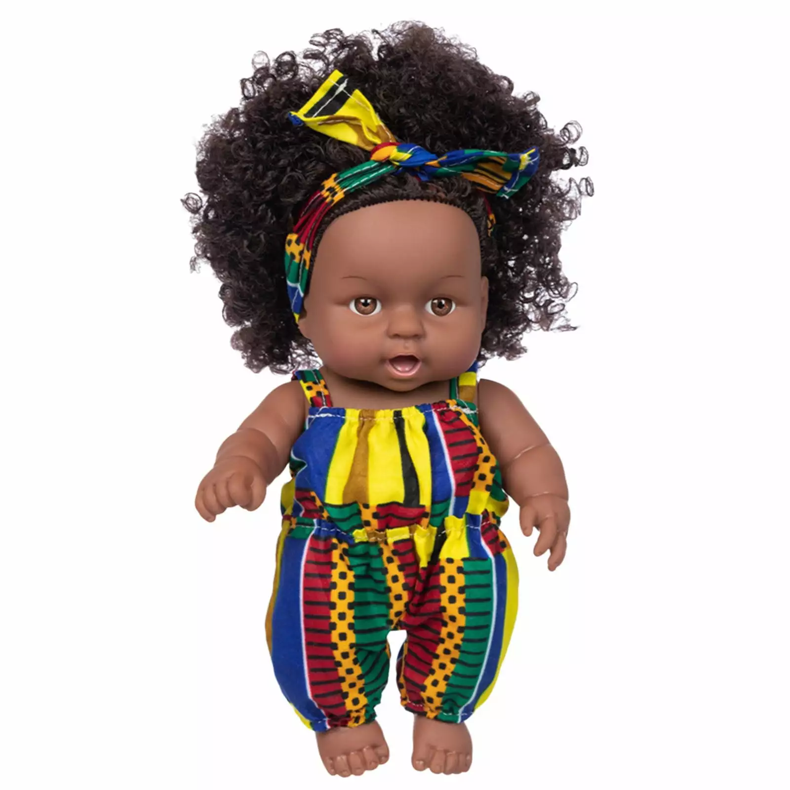 Oxodoi Deals Clearance Black Dolls for Girls with Afro Hair - 8 Inches African Girl Dolls for Children. Curly Hair Doll Toy Holiday Toys. Lifelike Baby Play Doll. Best Birthday Xmas Gift for Kids