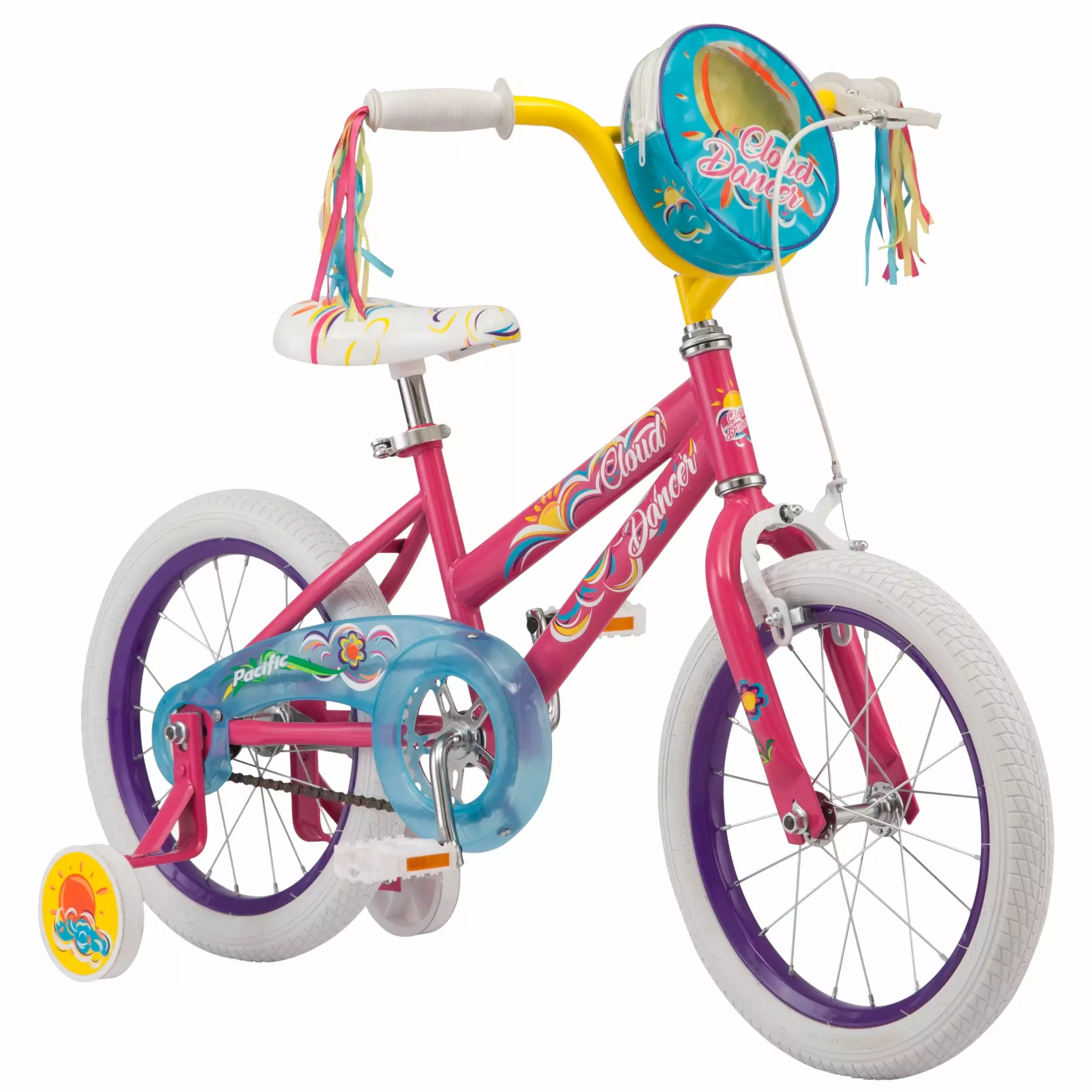 Pacific Cloud Dancer Kids' Girls' 16-in. Bike. Pink