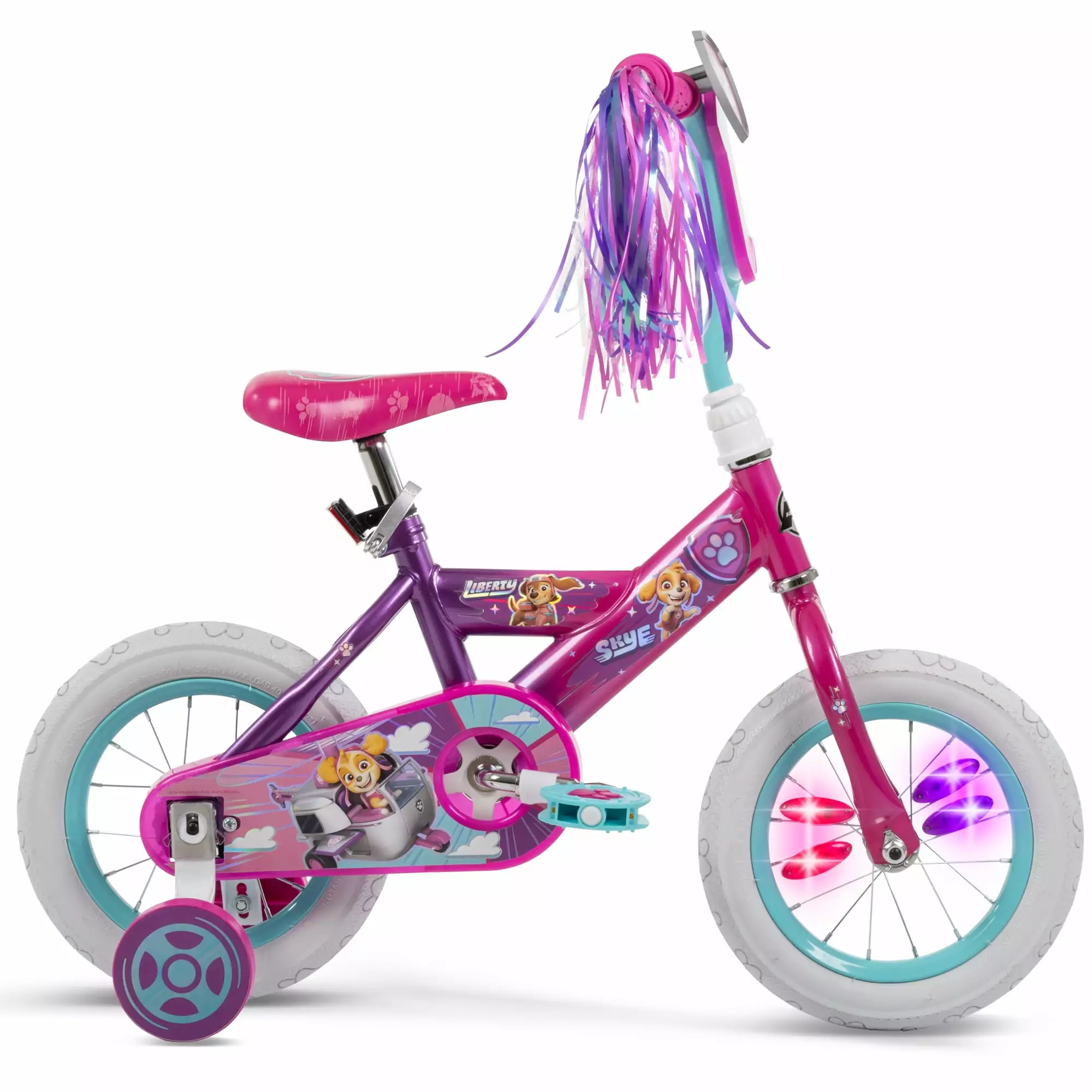 Paw Patrol 12-inch Girls' Training Wheel Bike. Ages 3+ Years. Pink. from Huffy