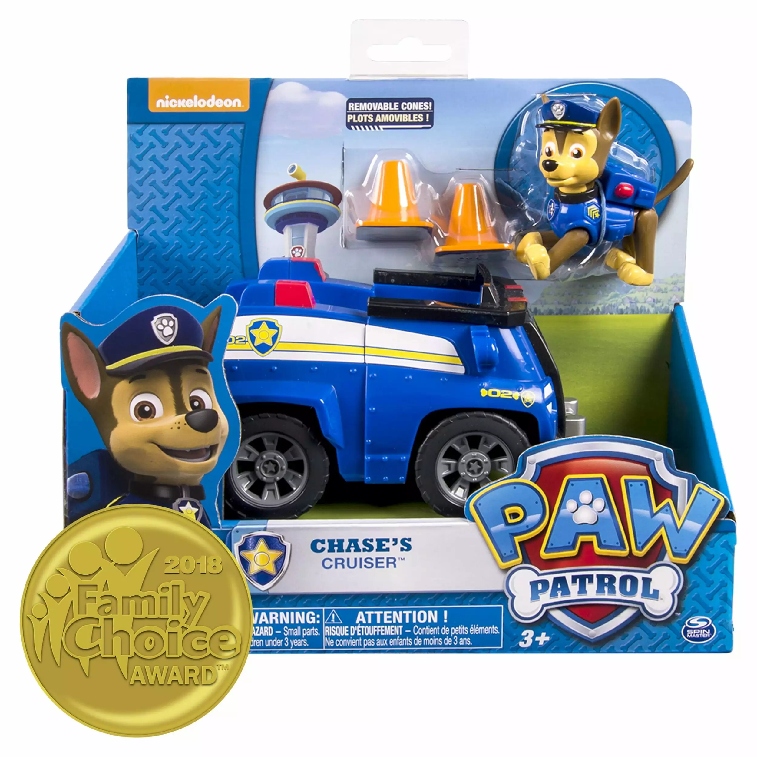 Paw Patrol Chase's Cruiser. Vehicle and Figure