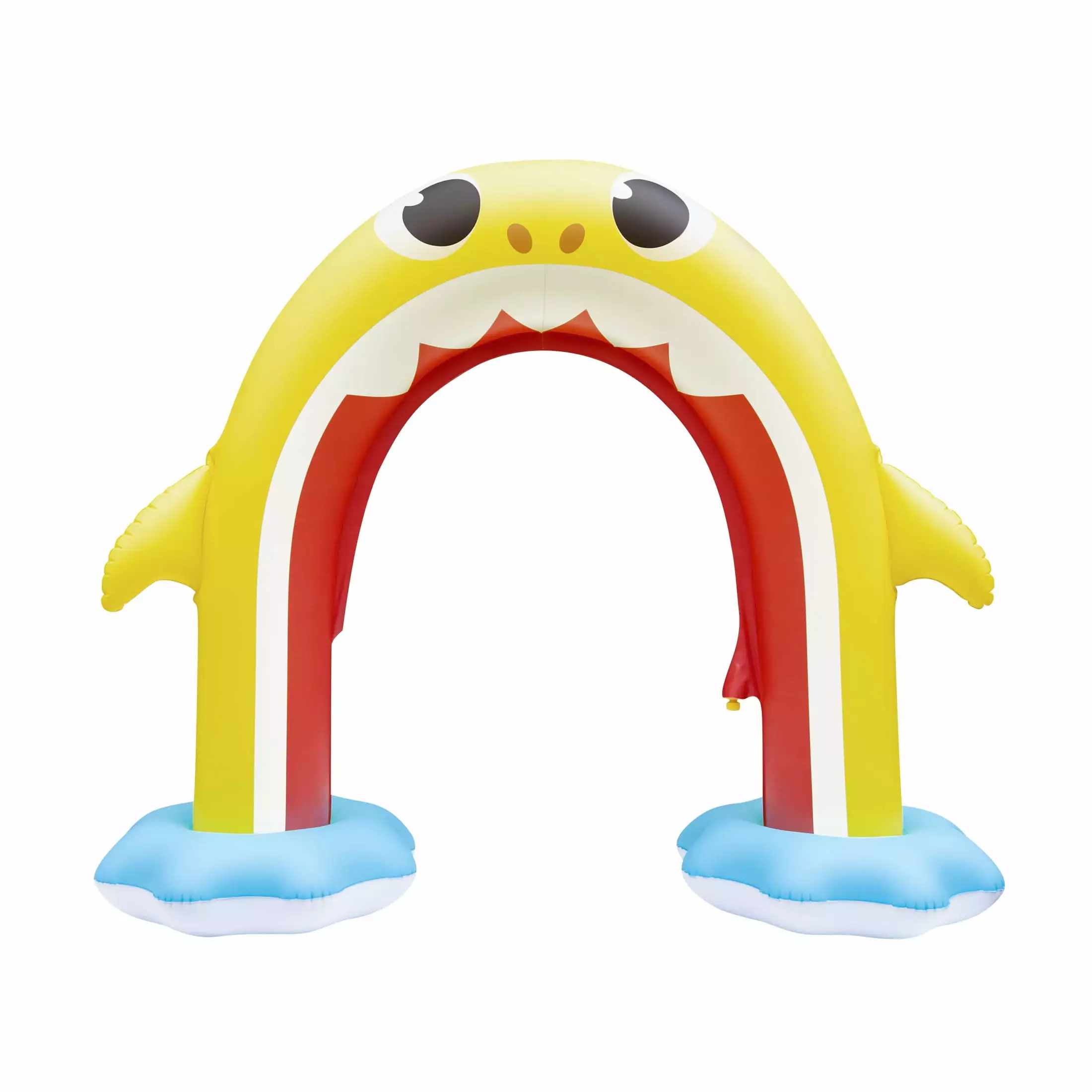 Pinkfong Baby Shark 5ft Inflatable Rainbow Arch Water Sprinkler. Backyard Summer Fun for Toddlers and Children Ages 2+