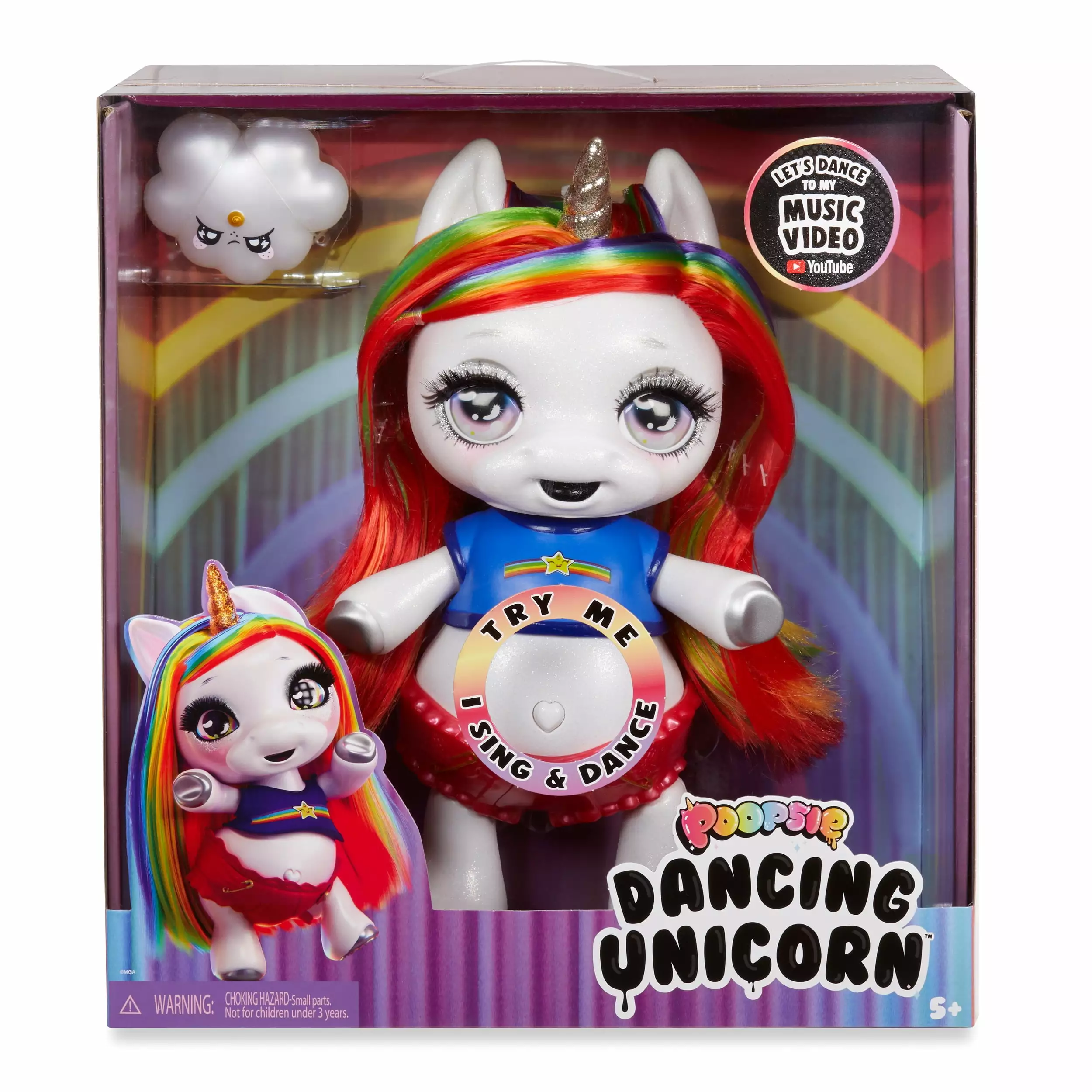 Poopsie Dancing Unicorn Rainbow Brightstar ?C Dancing and Singing Unicorn Doll (Battery-Powered Robotic Toy)