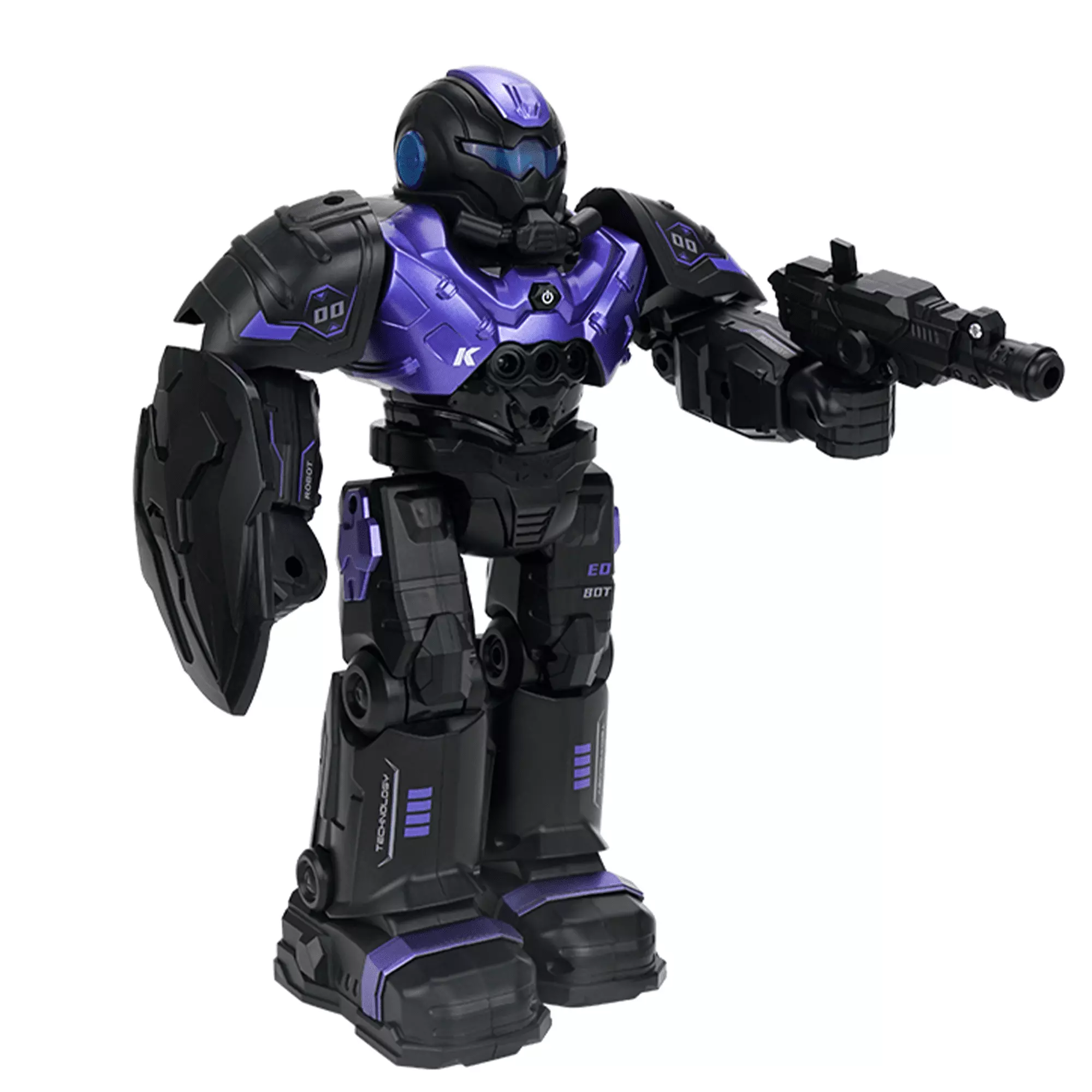 RC Robot Toy. Gesture Sensing Remote Control for Kids . Boys Girls Birthday Present . Purple