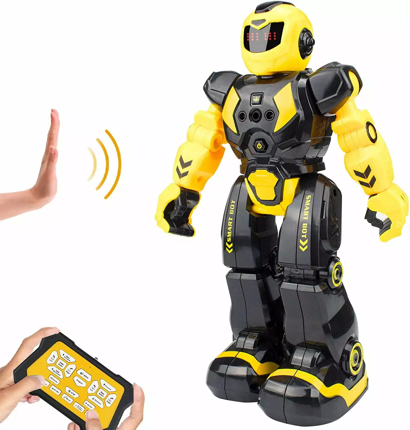 RC Robot Toys for Kid. Intelligent Programmable Robot with Infrared Controller Toys. Dancing. Singing. Gesture Sensing Robot Kit for Childrens Birthday Gift