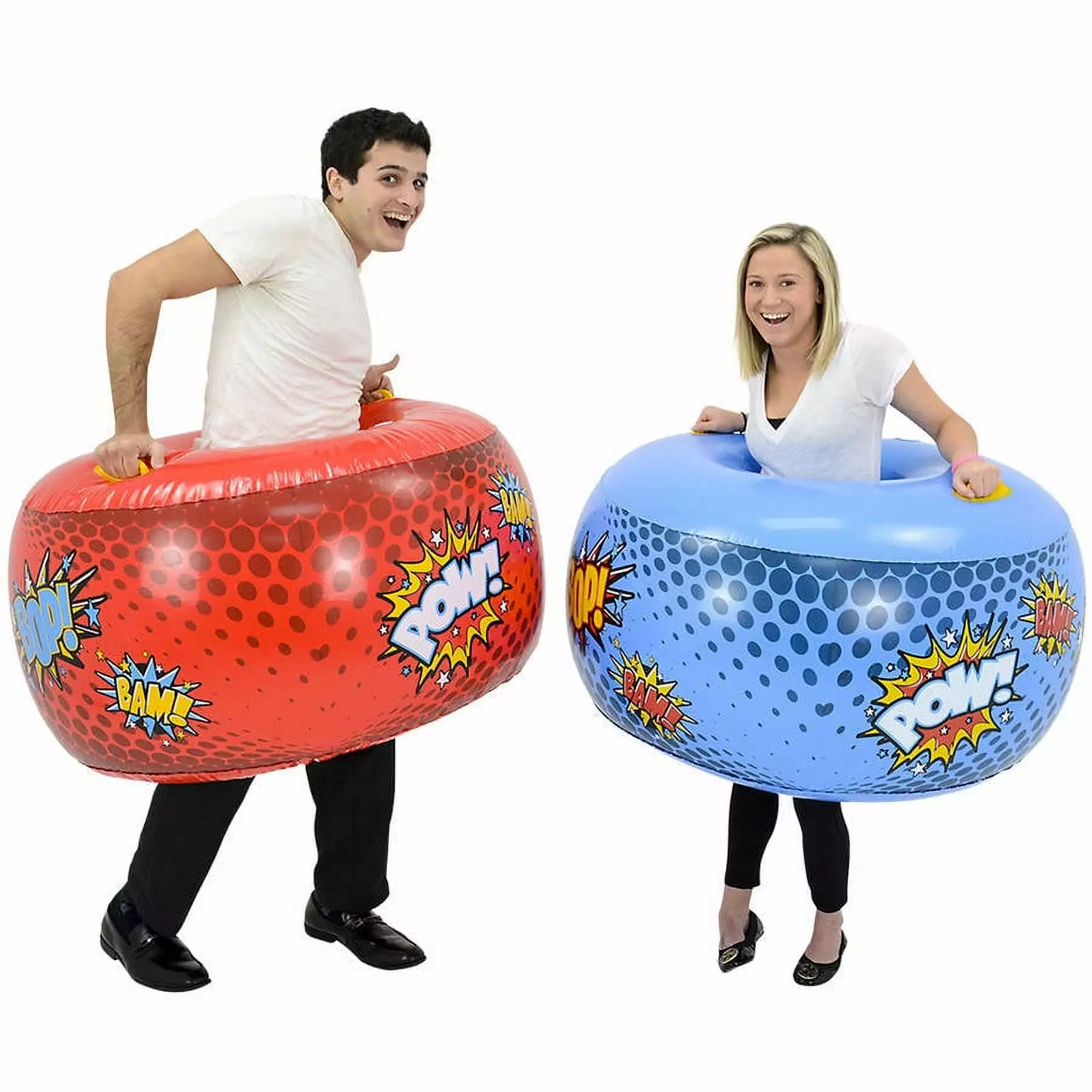 RI Novelty Set Of 2 Child's Inflatable Crazy Collision Crashers Body Bumpers Toys