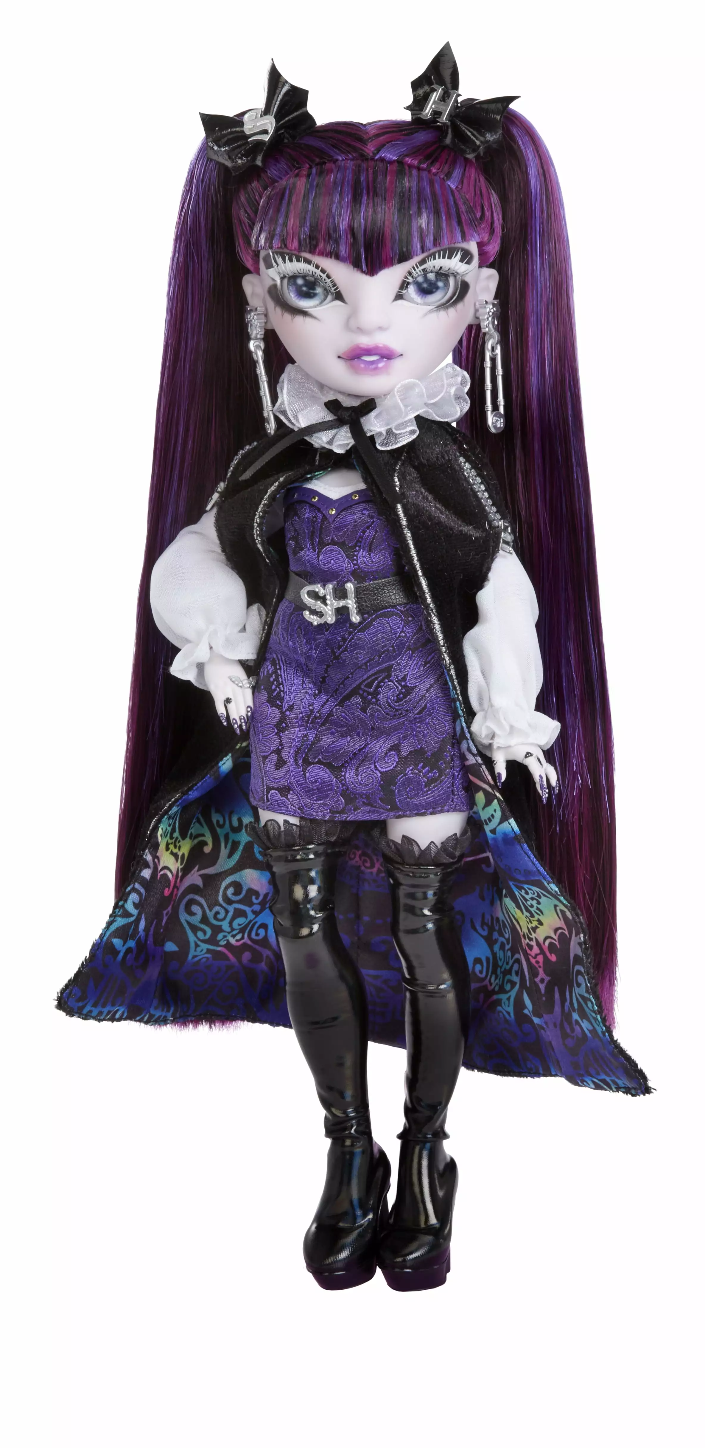 Rainbow Vision COSTUME BALL Shadow High Demi Batista (Purple) Fashion Doll. 11 inch Bat themed Costume and Accessories. Toys for Kids. Great Gift for Kids 6-12 Years Old & Collectors