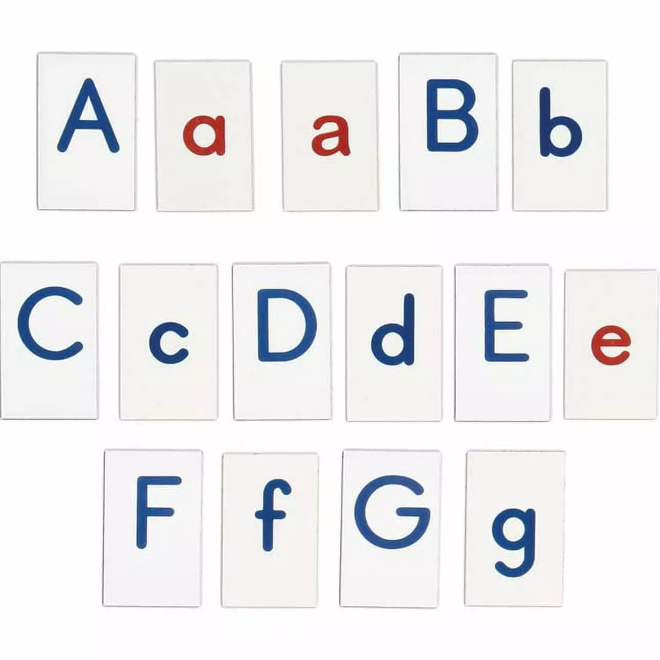 Really Good Stuff Magnetic Alphabet Letter Tiles with Red Vowels - 129 letter tiles