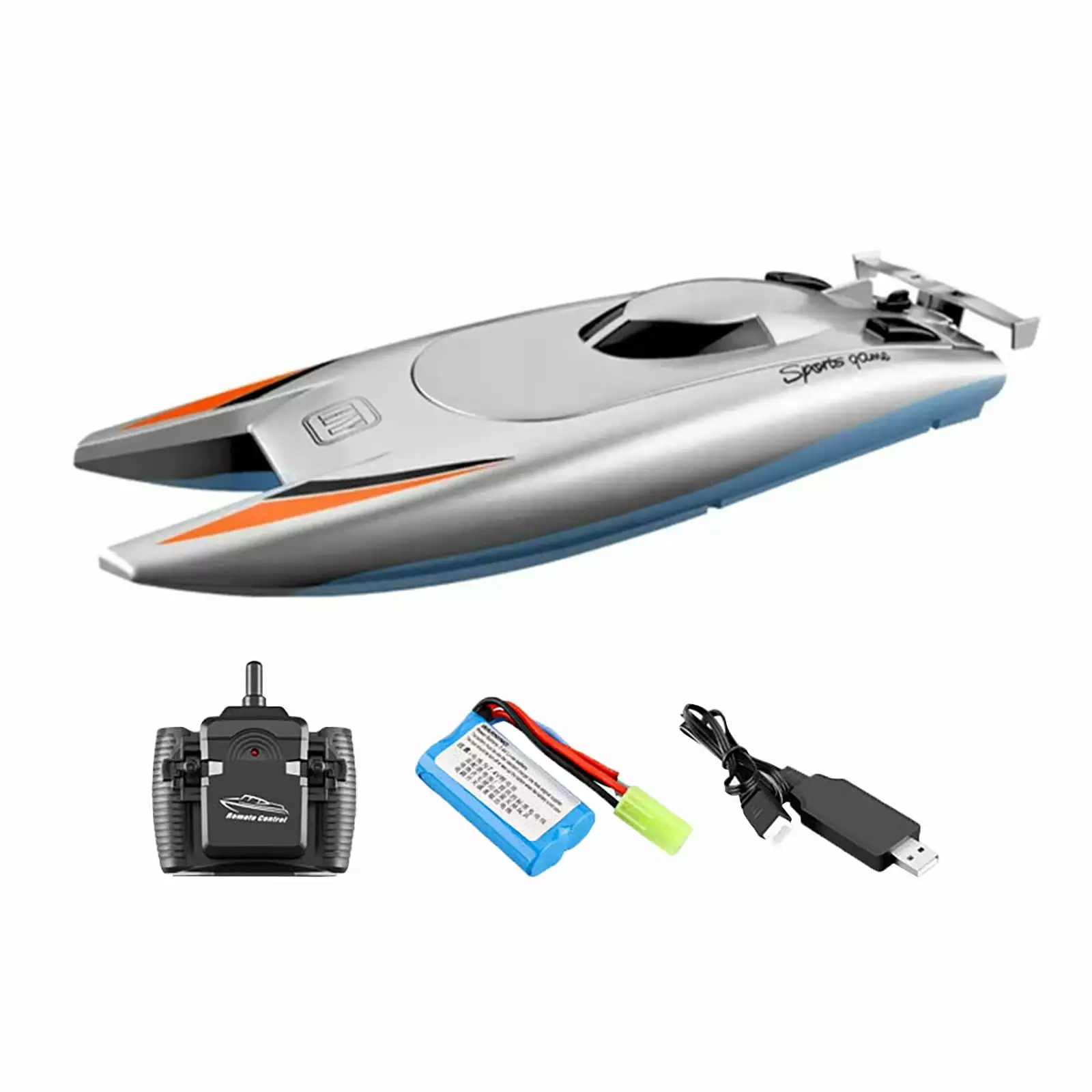 Remote Control Cars 2 Seat 2.4G Remote Control Boat With Dual Motors High Speed Boat For Boys And Girls Fast Boat For Children Toy With Rechargeable Long Malt Shop Memories Manned Remote Control Car