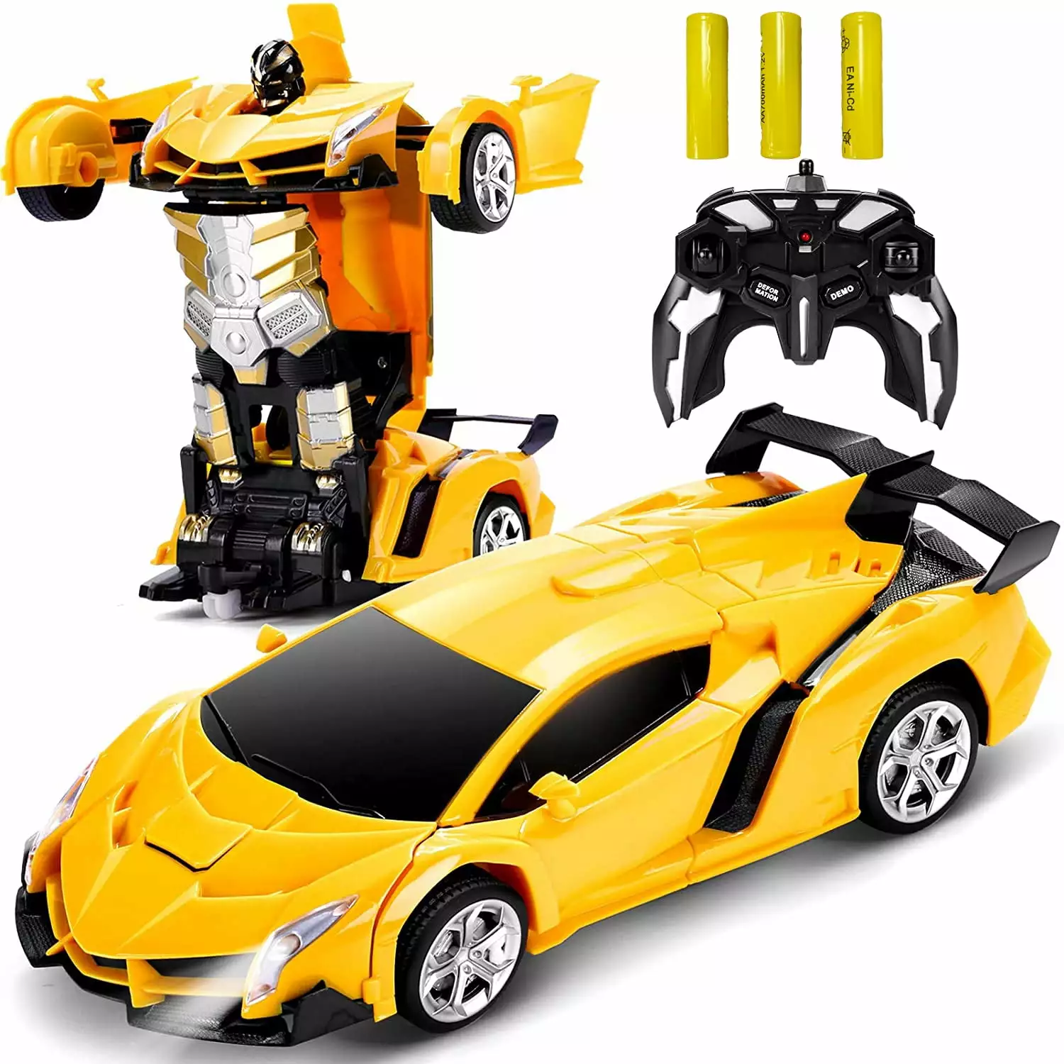 Remote Control Cars. Transform Robot RC Cars. One-Button Deformation and 360 Degree Rotating Drifting. Boys Toys Ages 4 5 6 7 8 9 Year Old