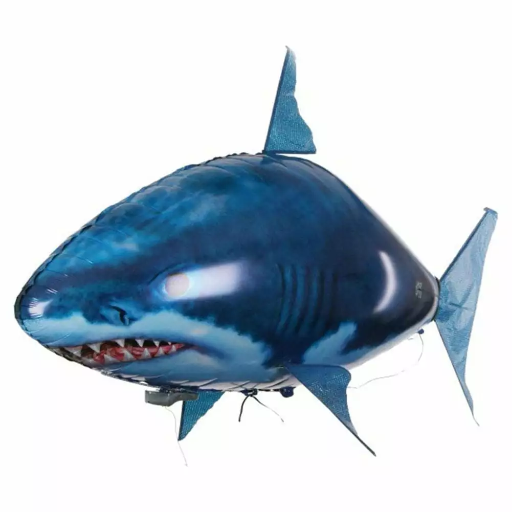 Remote Control Shark Toys Infrared RC Electric Flying Air Kids Toy (Shark)