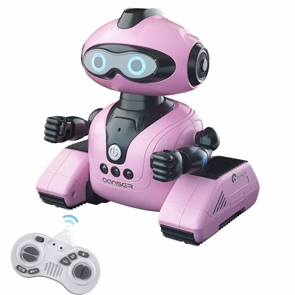 Robot Toys. R22 Remote Control Intelligent Robot. RC Robots for Kids with LED Eyes. Flexible Head and Arms. Dance Moves and Music. Birthday Gifts for Boys Ages 8+ Years