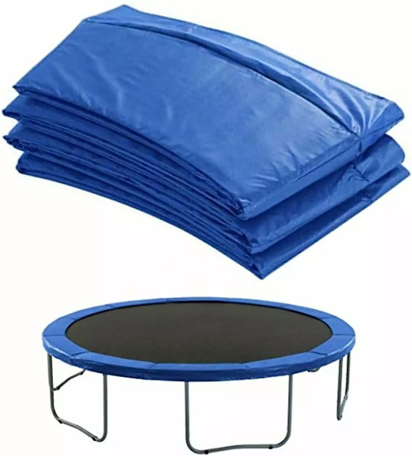 Round Trampoline Safety Pad - Foldable Trampoline Safety Pad Mat Made With PVC - EPE. And PE - Trampoline Pads Made Of PVC. EPE. And PE For Optimum Protection