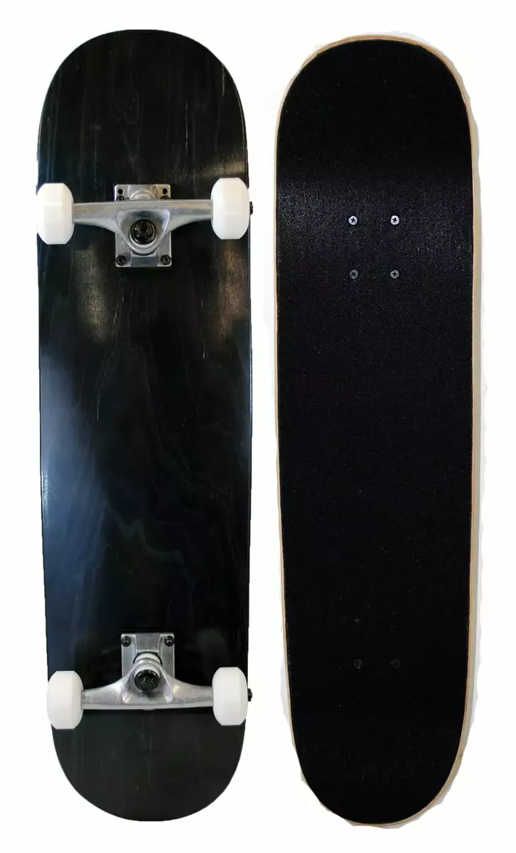 S4O Complete Full Size Standard Maple Deck Skateboard - Black