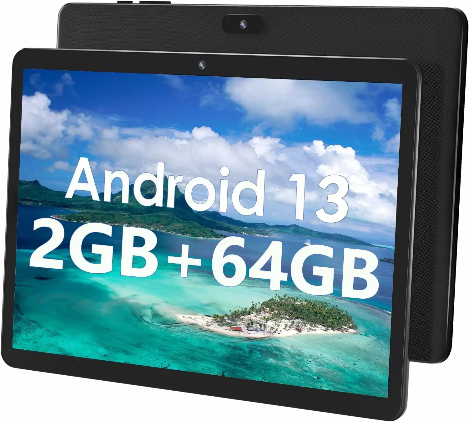 SGIN 10in Android 13 Tablet 2gb RAM 64gb ROM 800*1280 IPS HD Screen 4-Core Allwinner 133. 2MP + 5MP