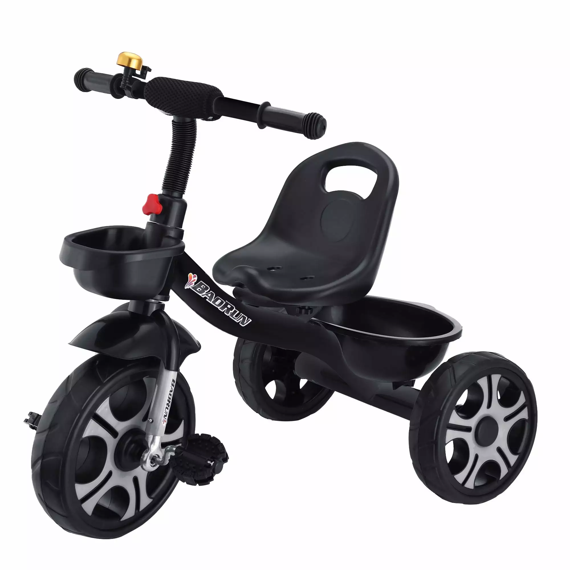 SHCKE Toddlers Tricycles Outdoor Kids Trikes for 3 4 5 Years Old Boys Girls Children Tricycles with Storage Basket and Bell Birthday Gifts for Toddlers Kids